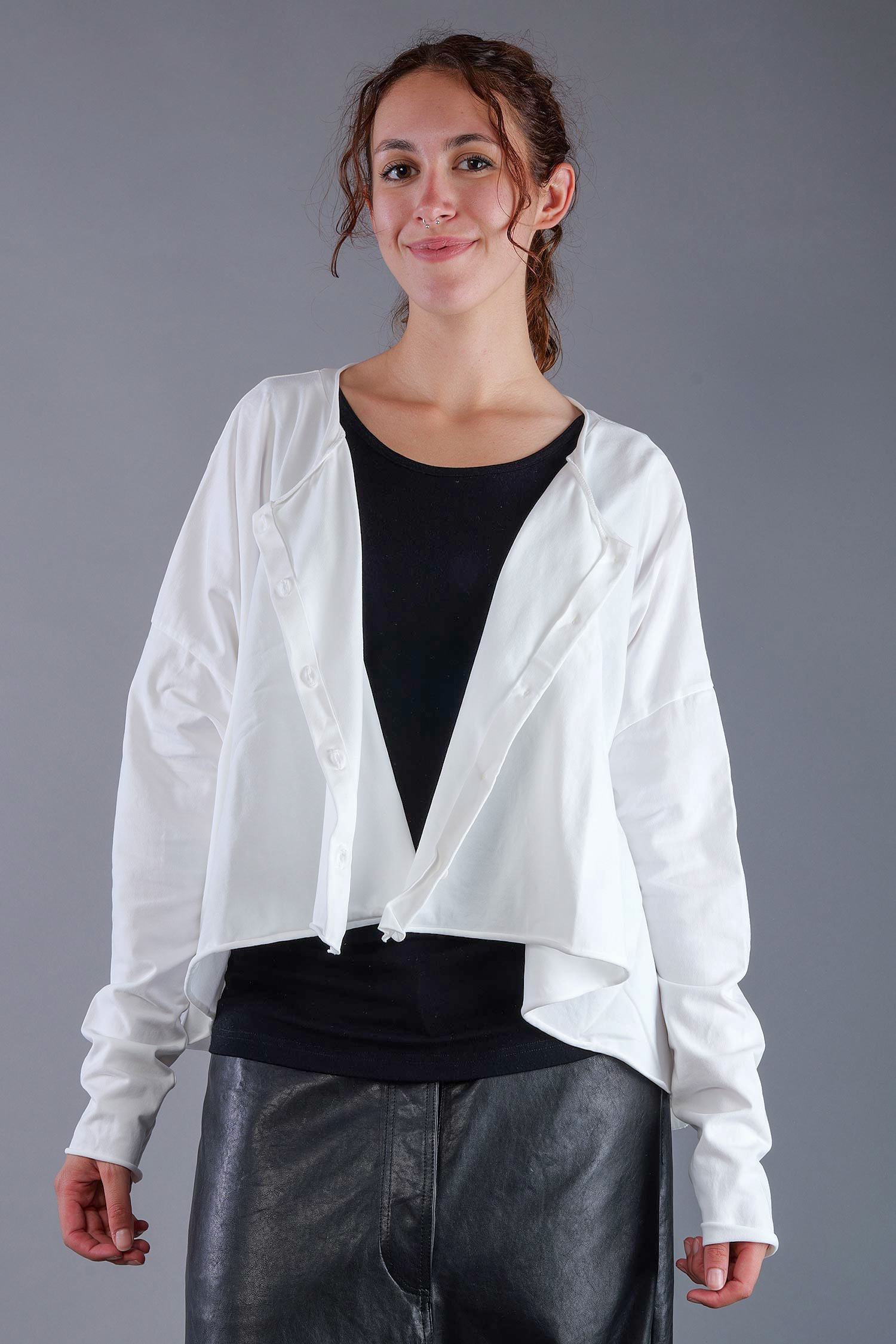 Oversize Jacke - Schnee - Soulviel
