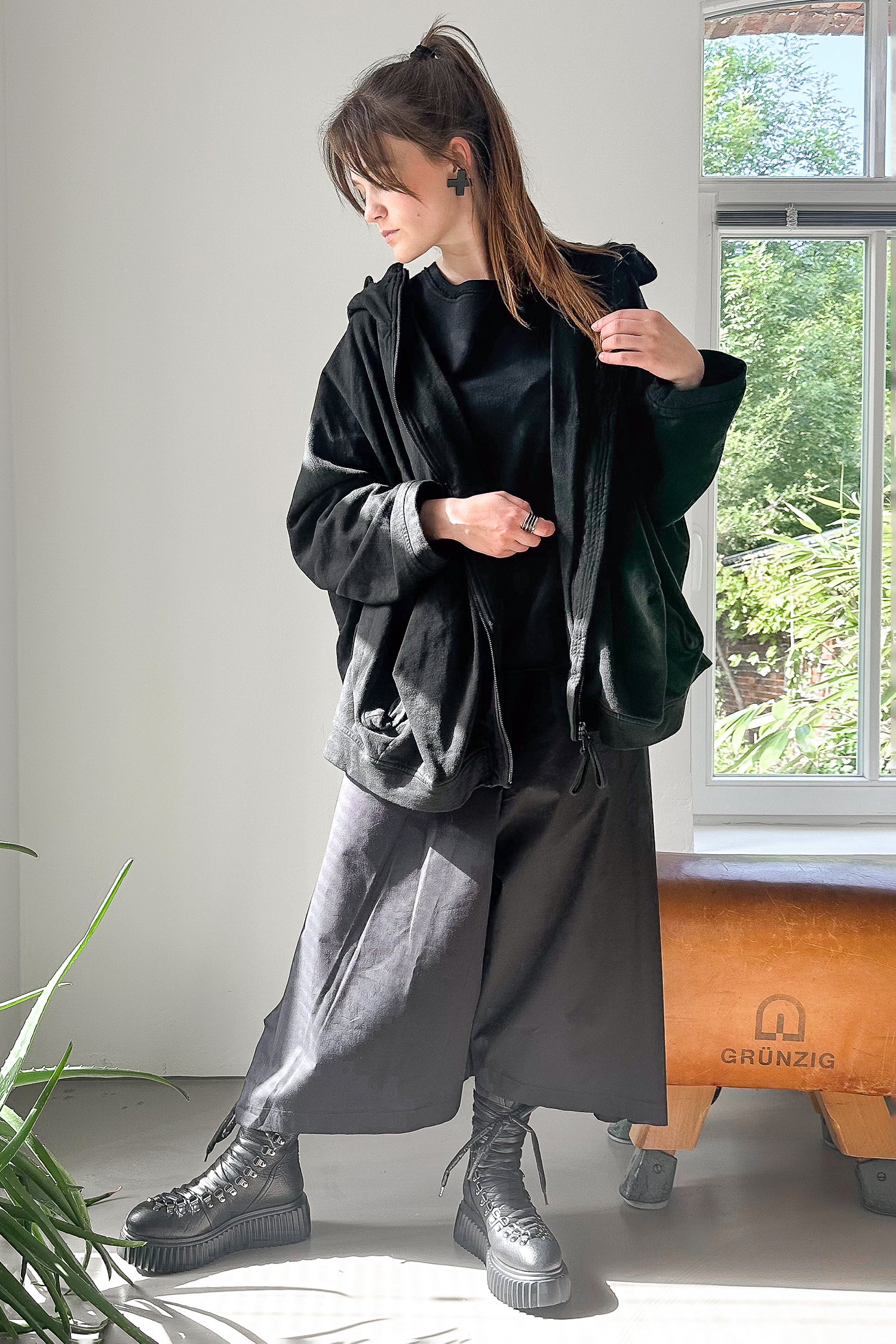 Wide pants - Black - 26.1-KHP314