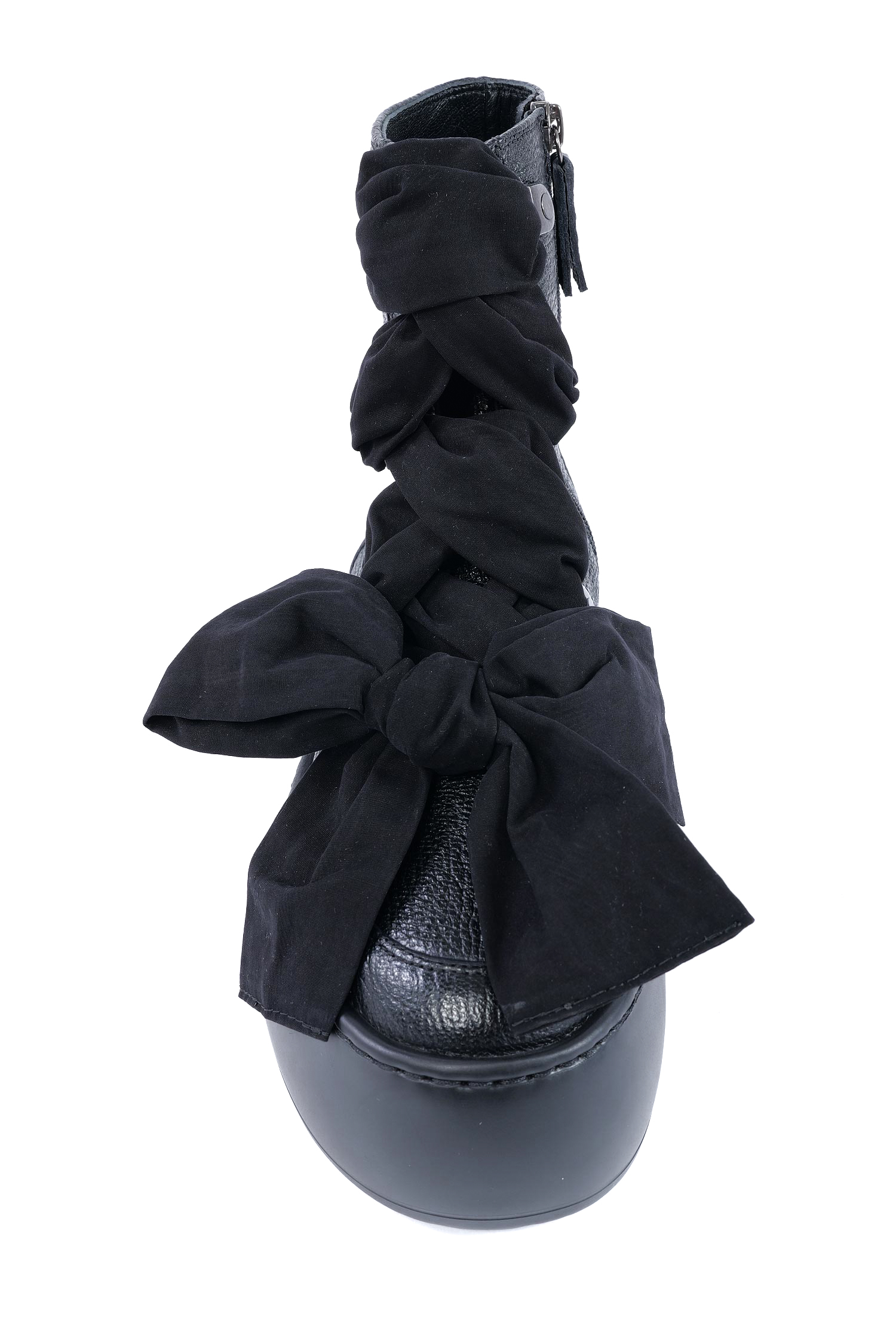 Schnür Boots - Schwarz - Vibe Ribbon