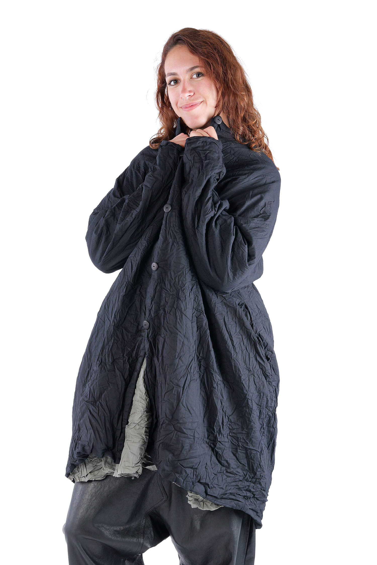 Oversize Jacke - Schwarz - Minebare