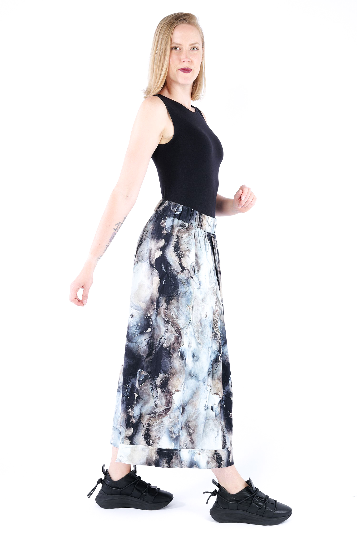 Weite Hose - All-over Print - Vres