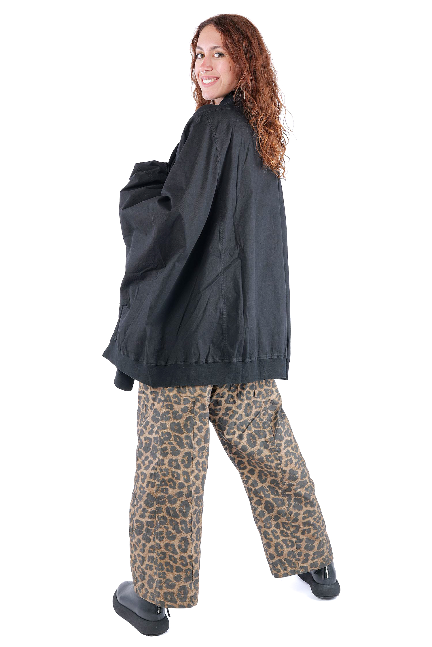 Oversize Jacke - Schwarz - 2262601108
