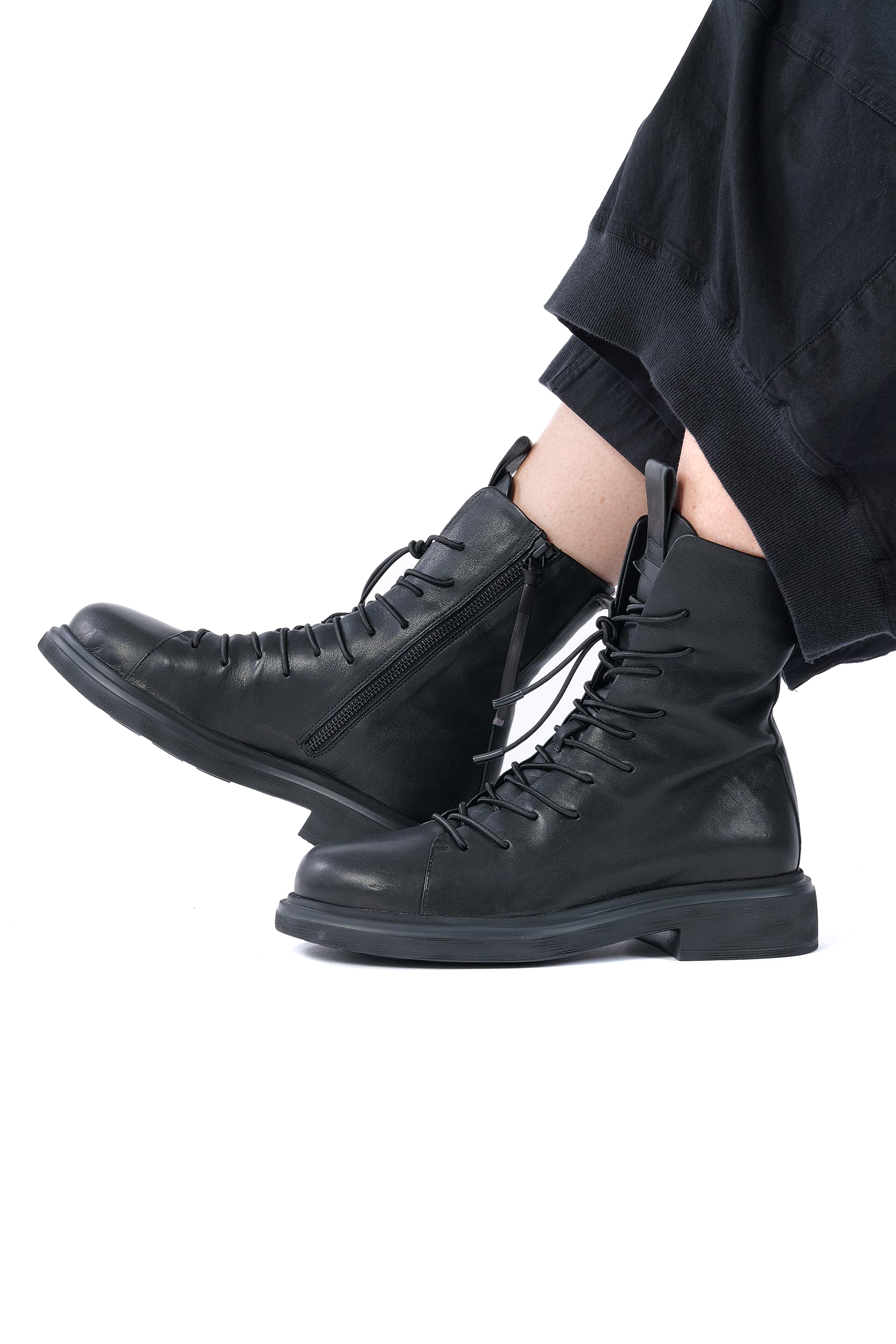 Lederstiefel - Schwarz - The Coacher