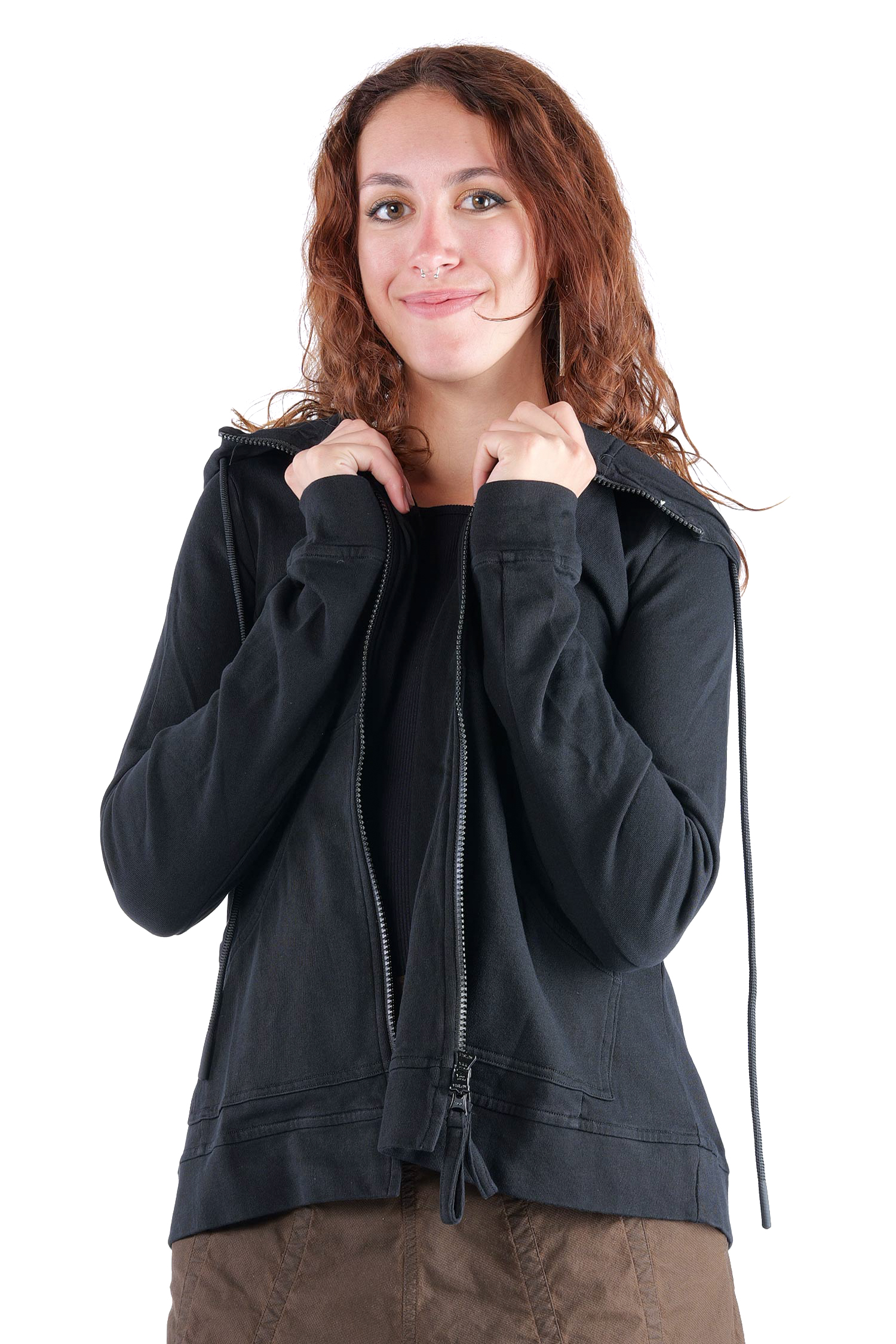 A-Linien Jacke - Schwarz - 2263291117