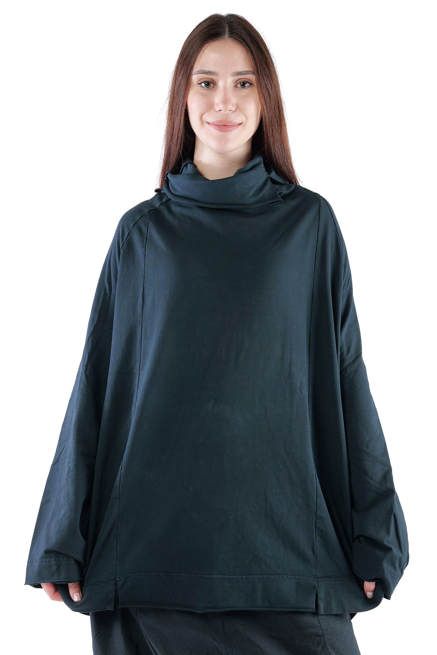 Oversize Sweatpullover - Petrol cloud - 2261280505