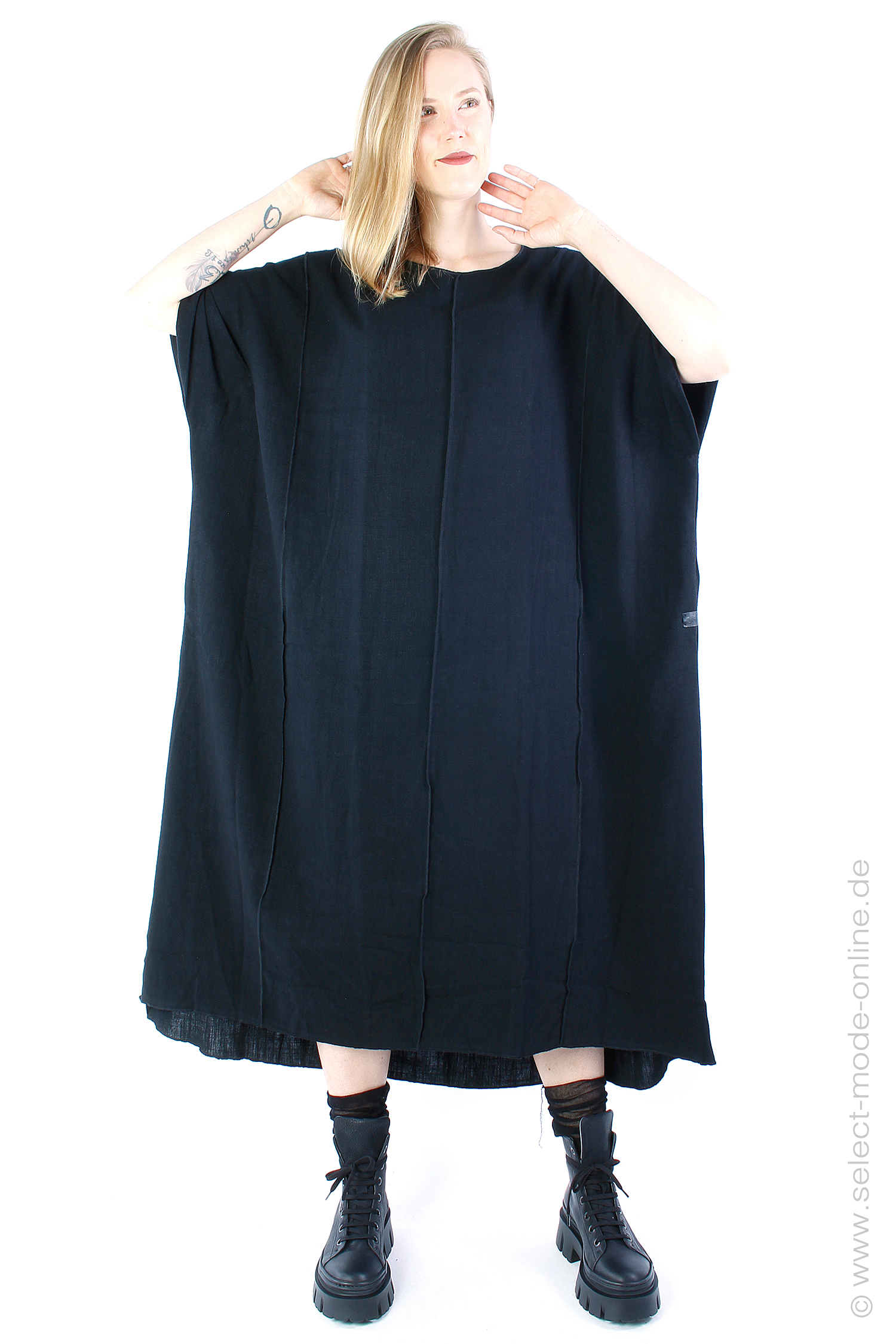 Oversize dress - black - 1263