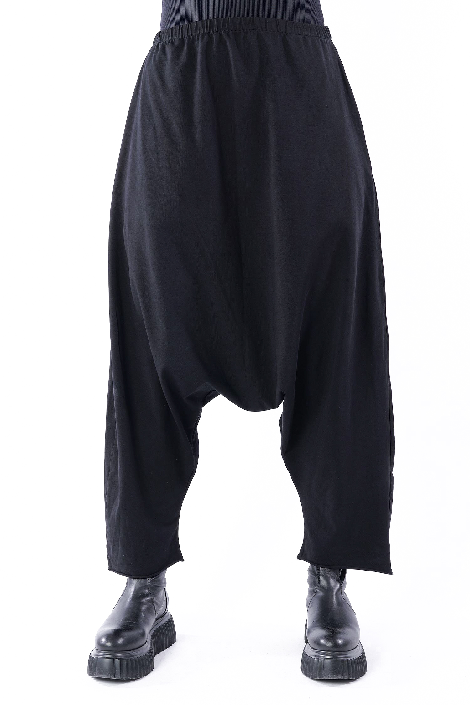 Jersey Haremshose - Schwarz - Slowkind