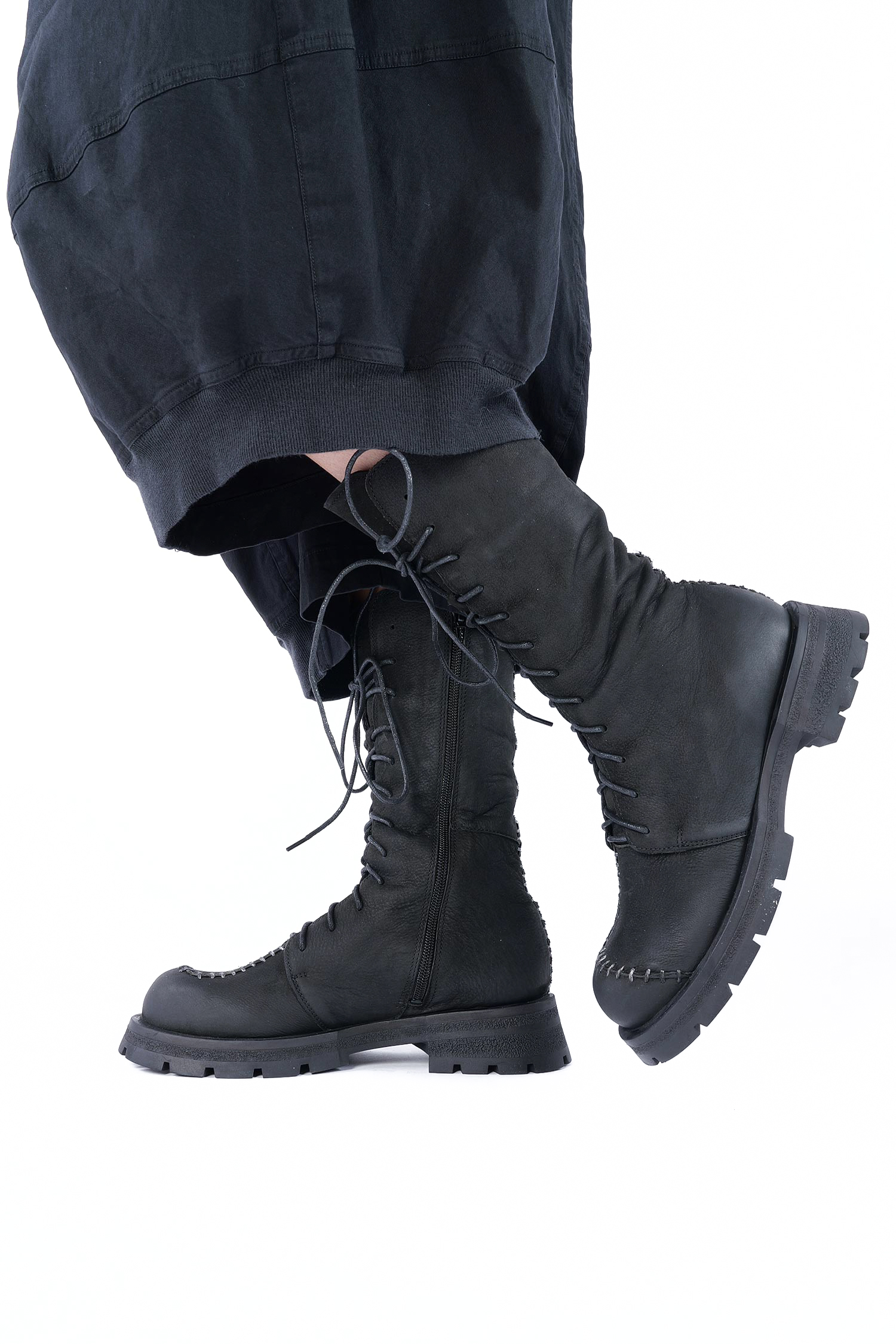 Leder Stiefel - Schwarz - Eyre