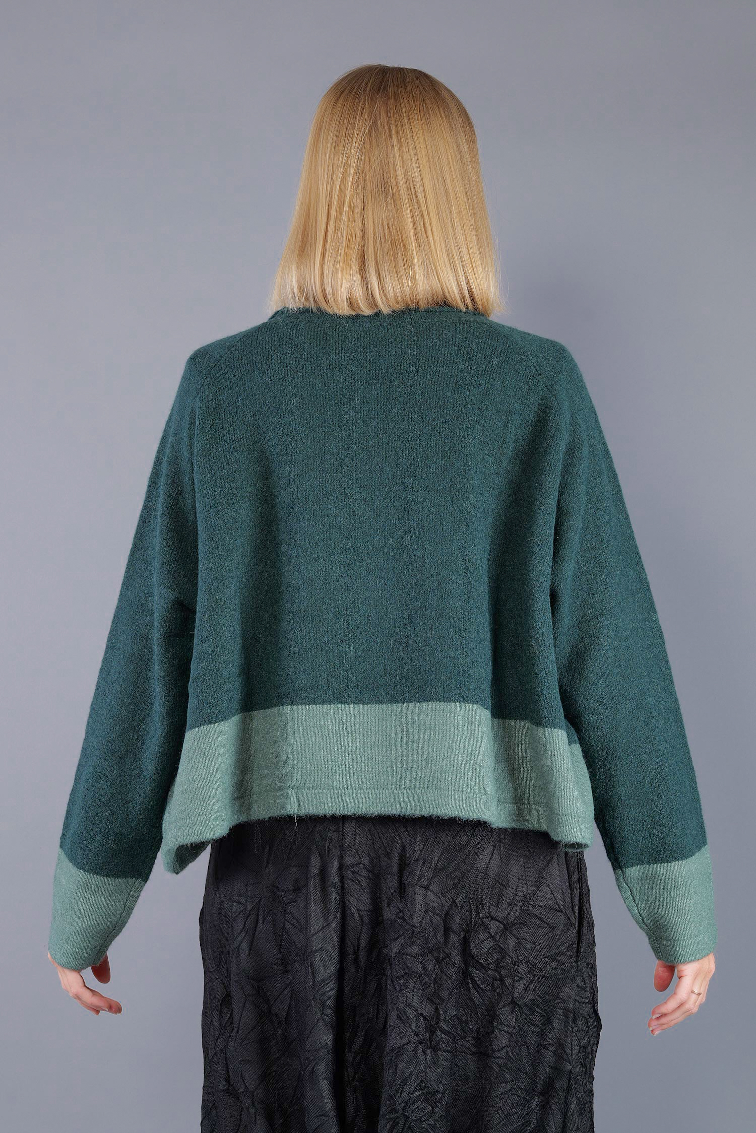 Knitted pullover - Forest park - 2263480702