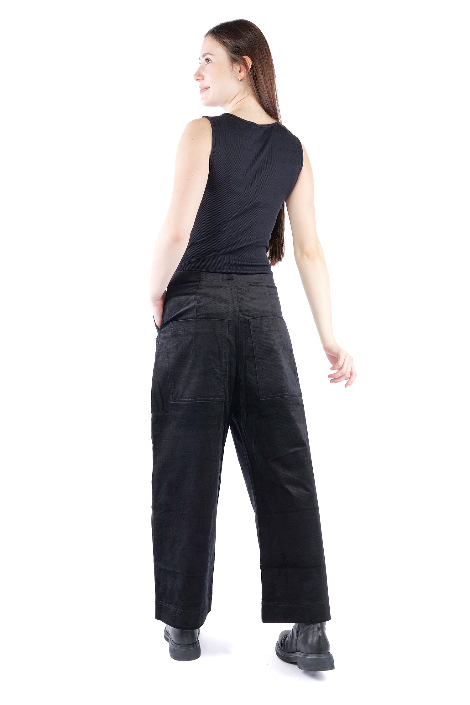 Feincord Culottes - Schwarz - 2263230113