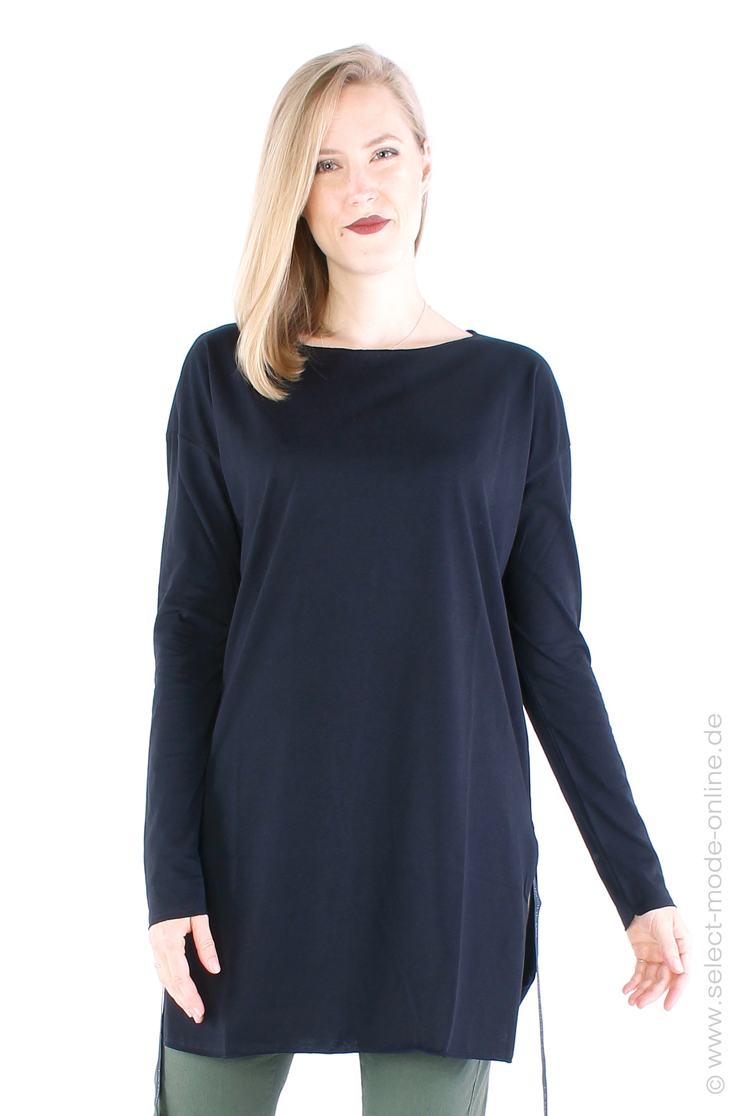 Jersey tunic - black