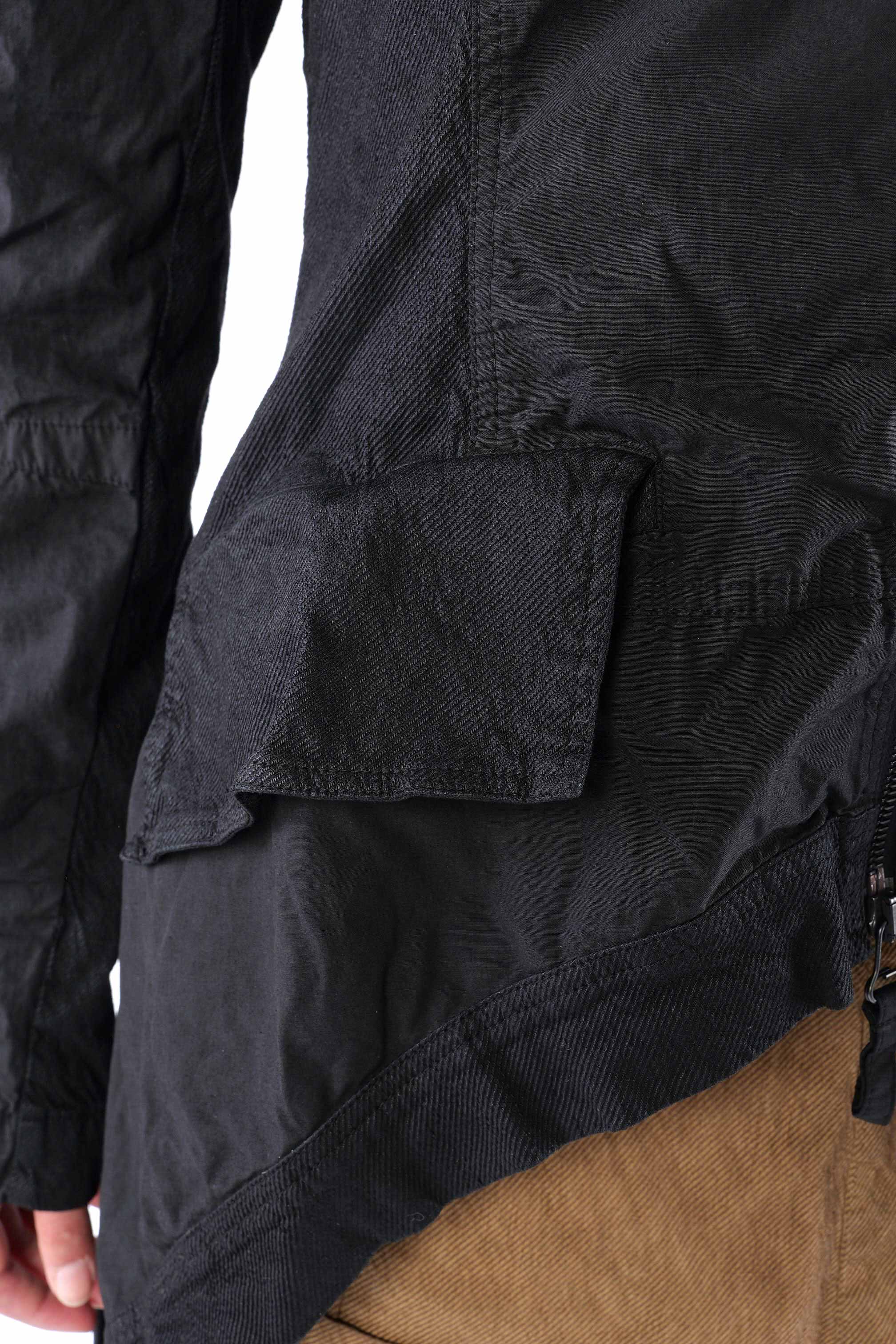 Asymmetrische Jacke - Schwarz - 2262261101