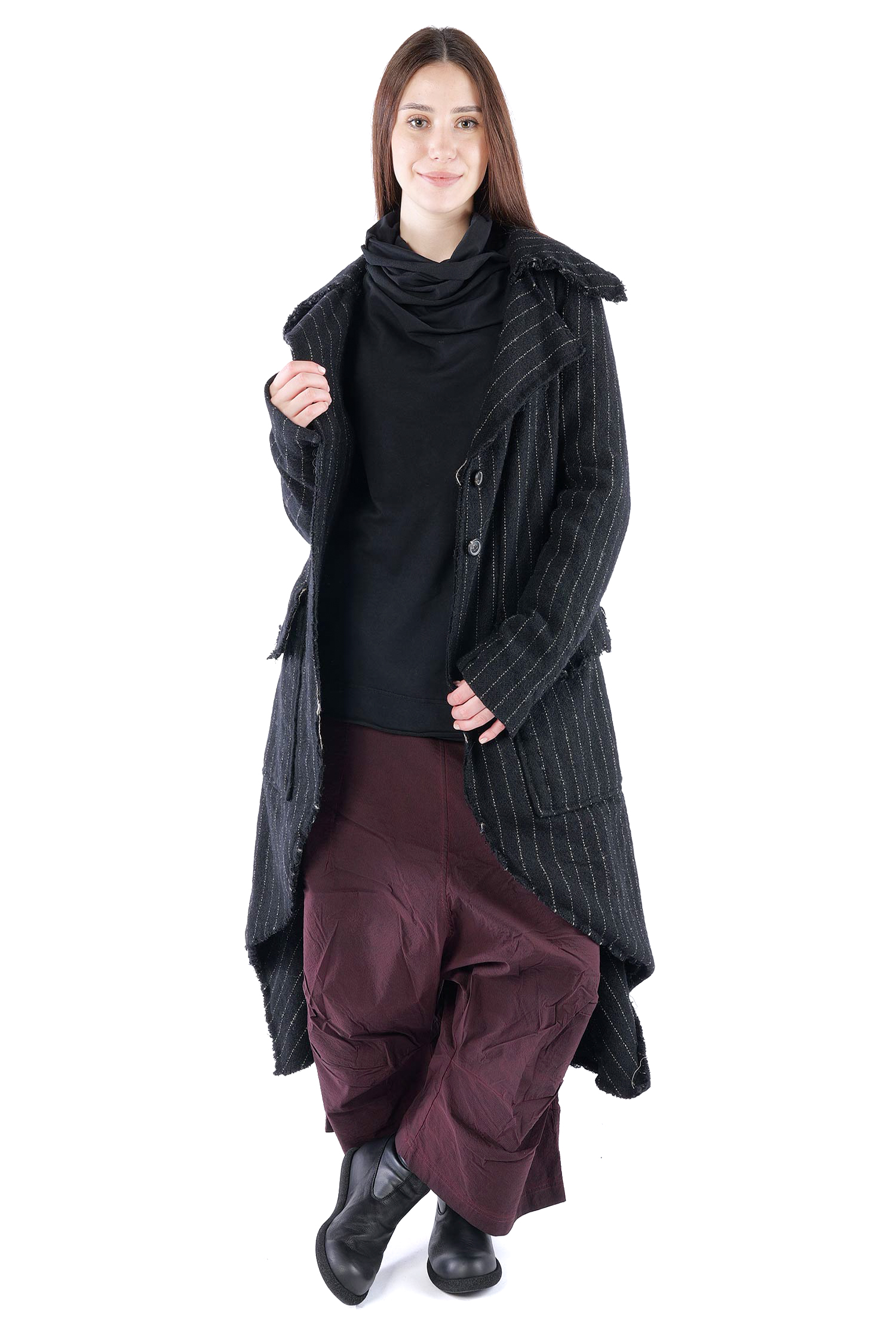 Woll-Gehrock - Black stripe - 2261151204