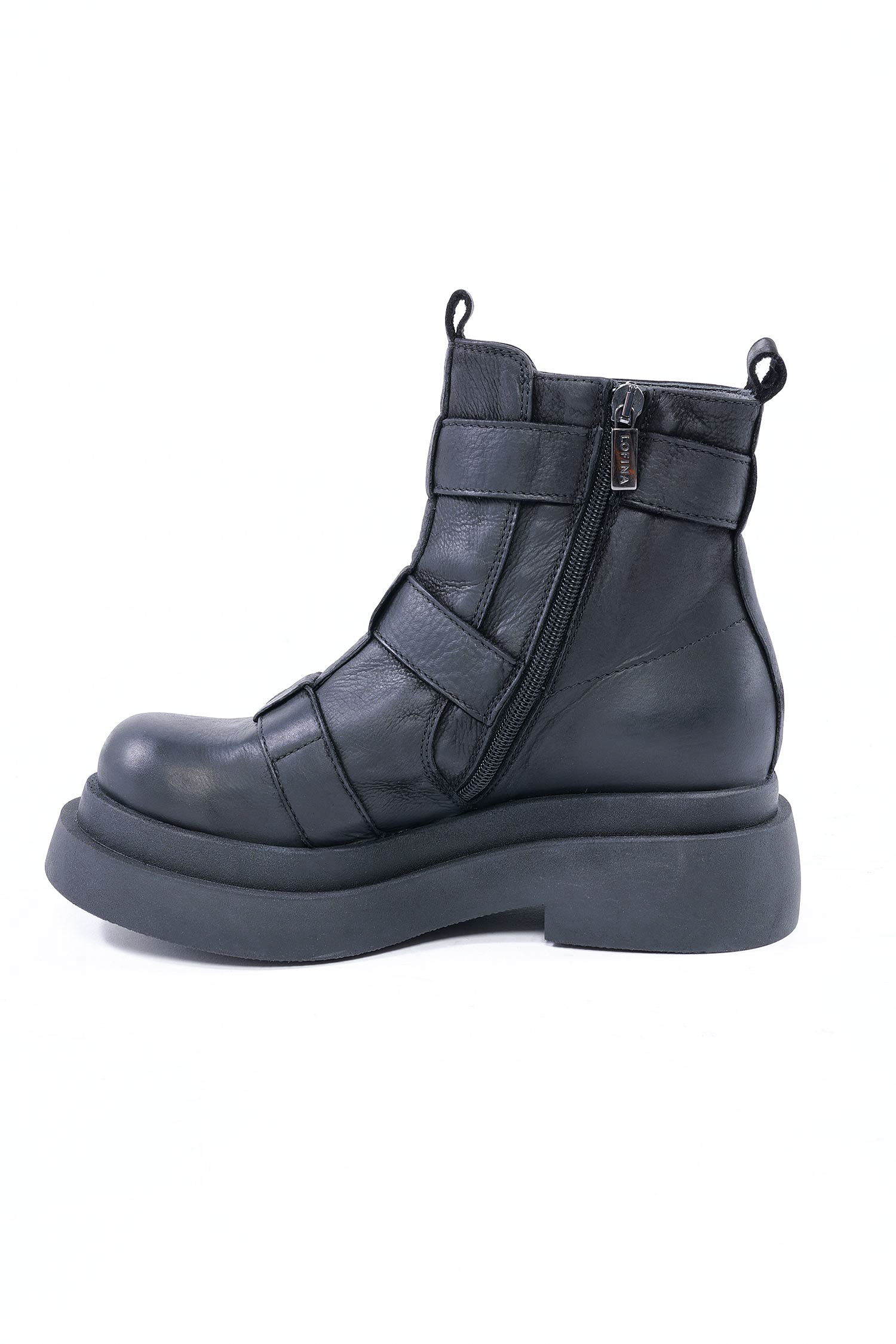 Leather boots - black - 8500