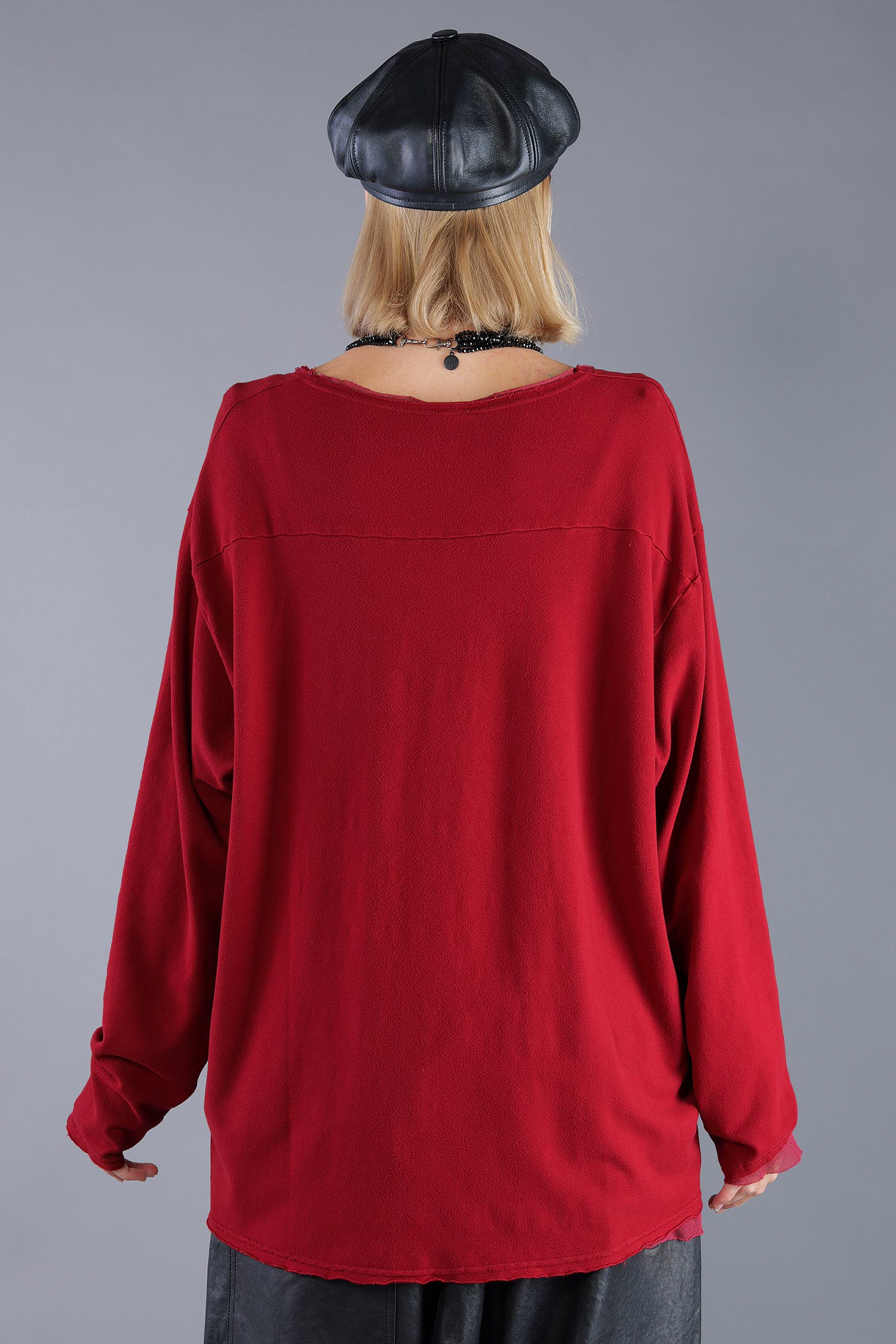 Shirt mit Tüll - Lava - 2263510502