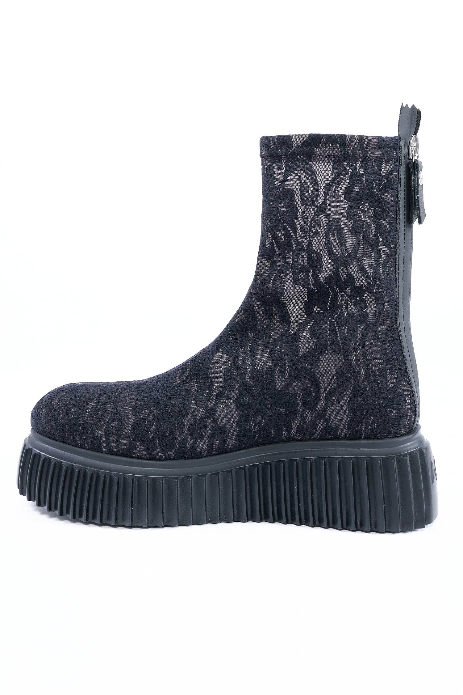 Stiefelette aus Spitze - Schwarz - Mirabel