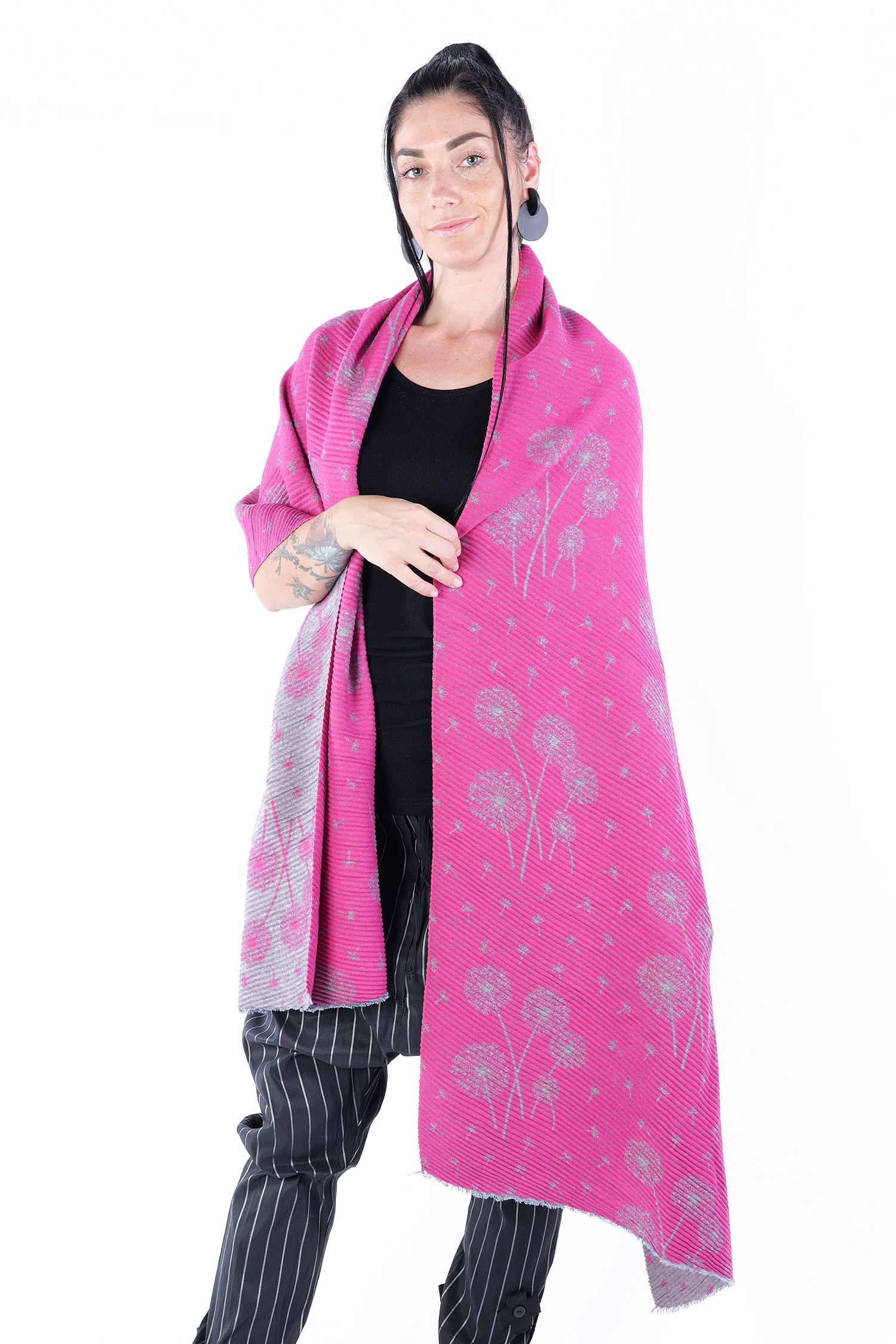 Kuscheliger Schal - Pink - X7136