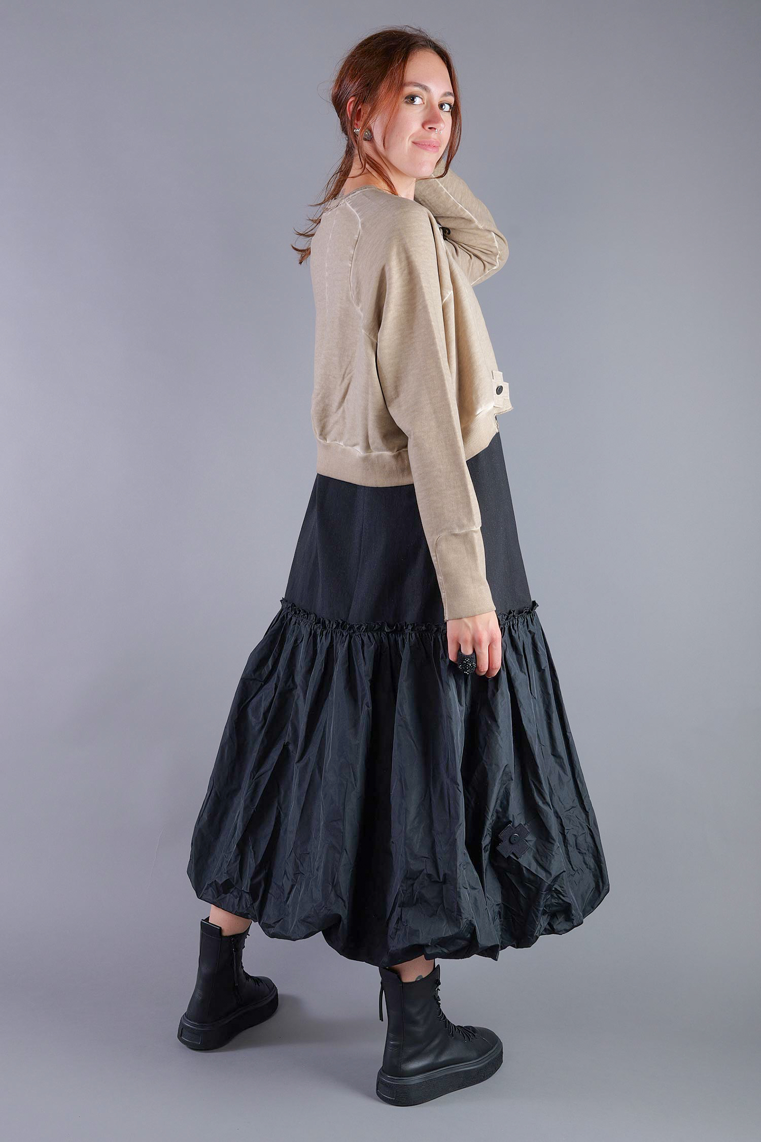 Kurzer Sweatpullover - Desert print - 2137