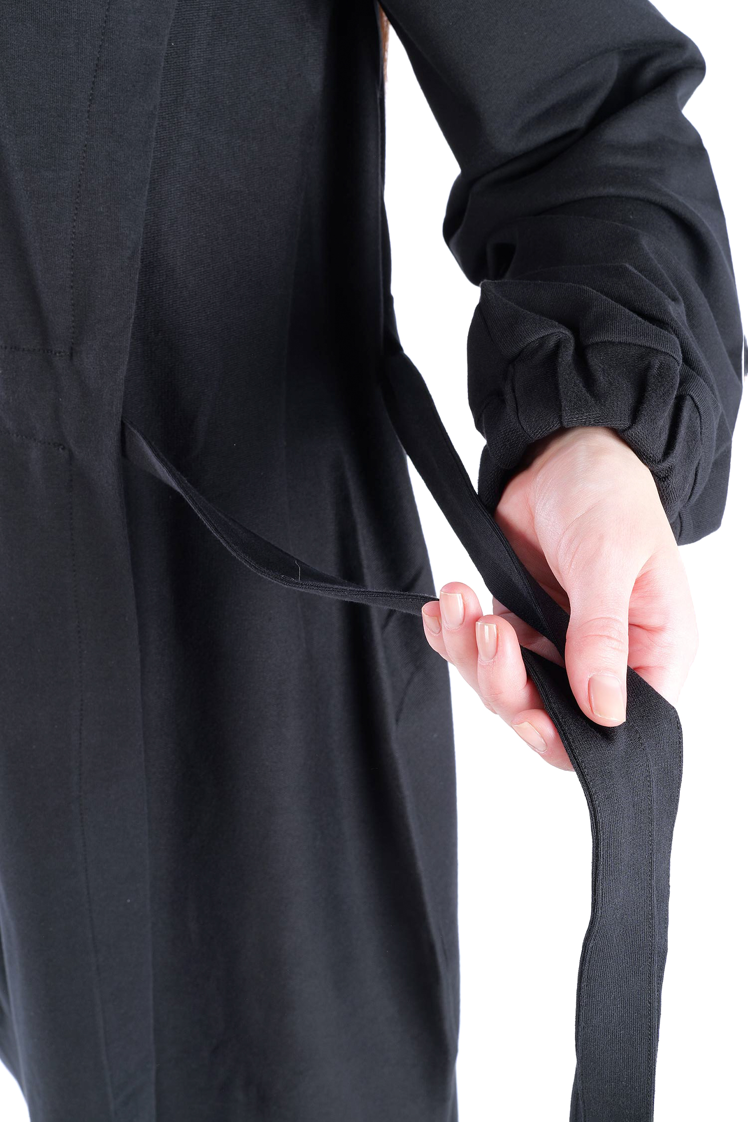 Asymmetrisches Kleid - Schwarz - 26.2-KHF108