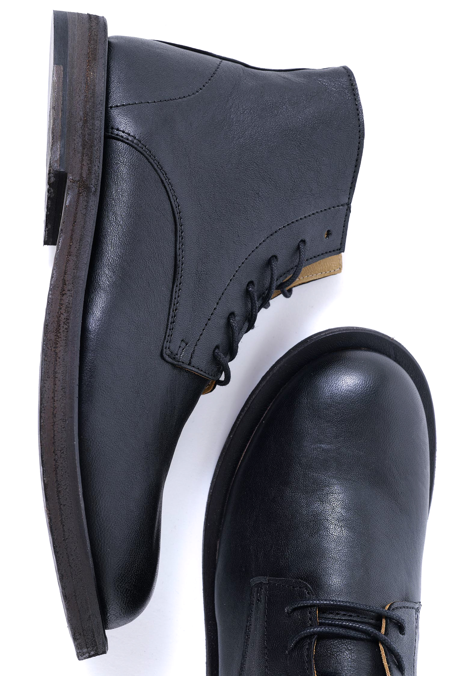 Leder Boots - Schwarz - 2261985209