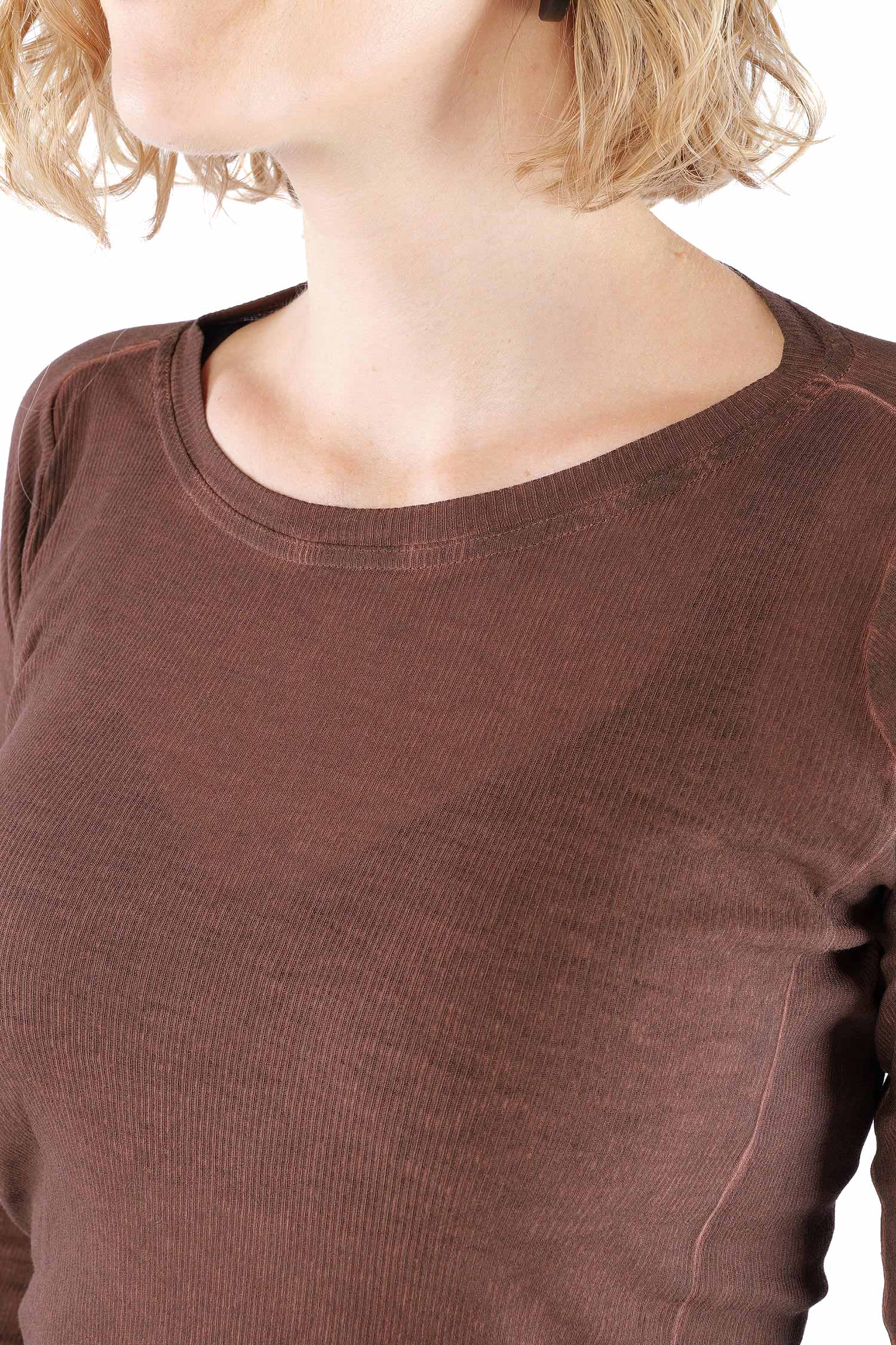 Longsleeve mit Tüll - Henna cloud - 2262340503