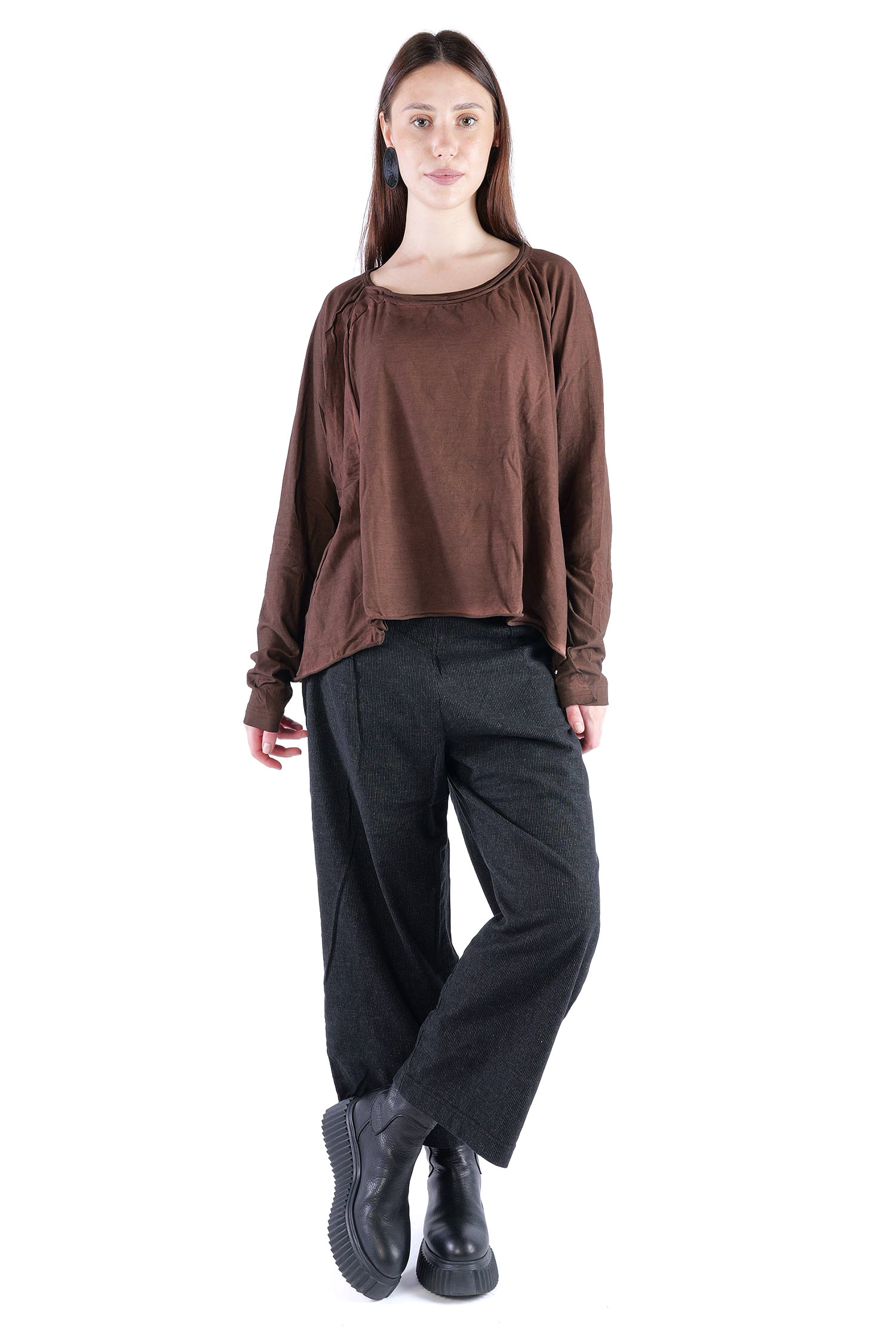 Oversize Jerseypullover - Henna cloud - 2262560506
