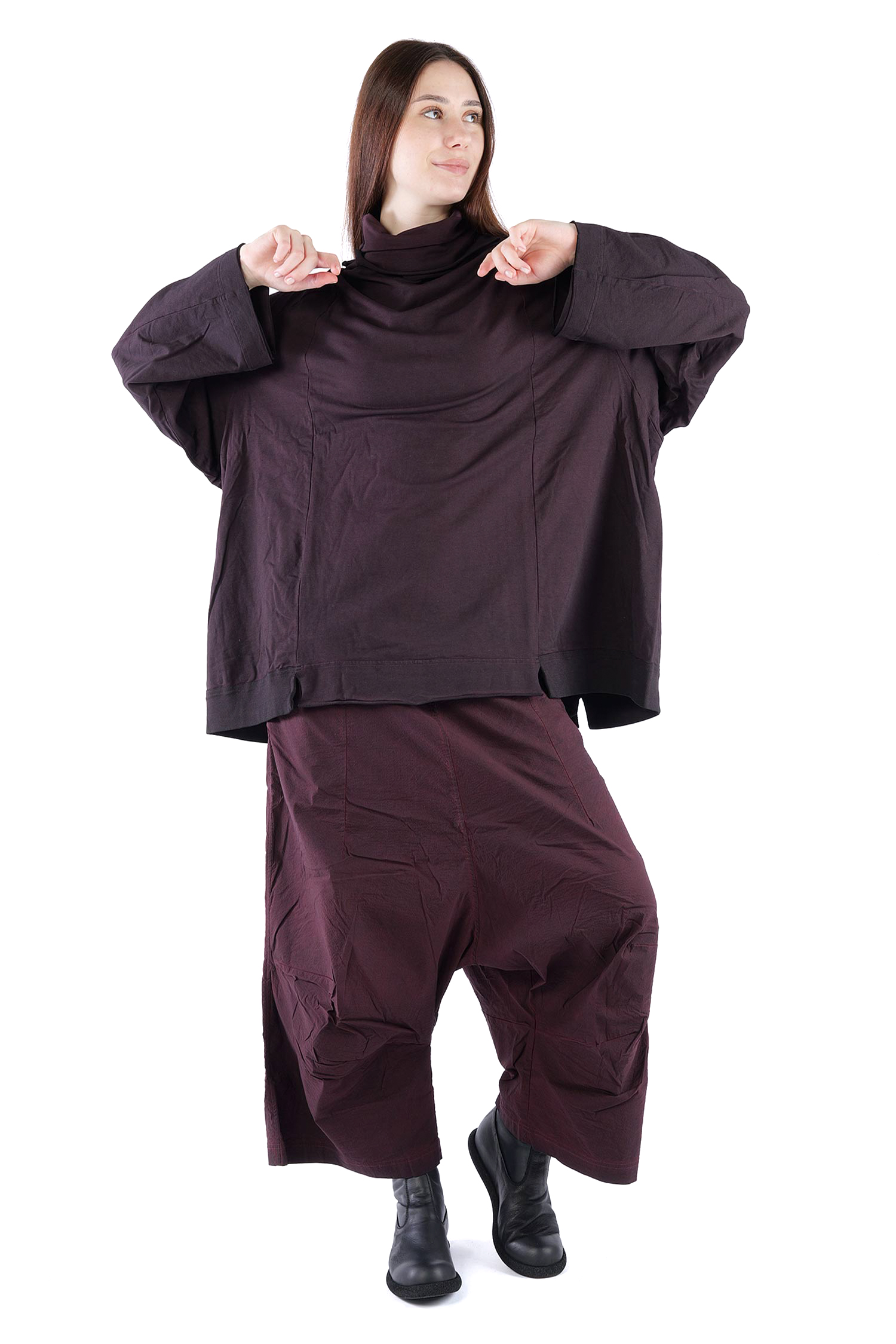 Oversize Sweatpullover - Purple cloud - 2261280505