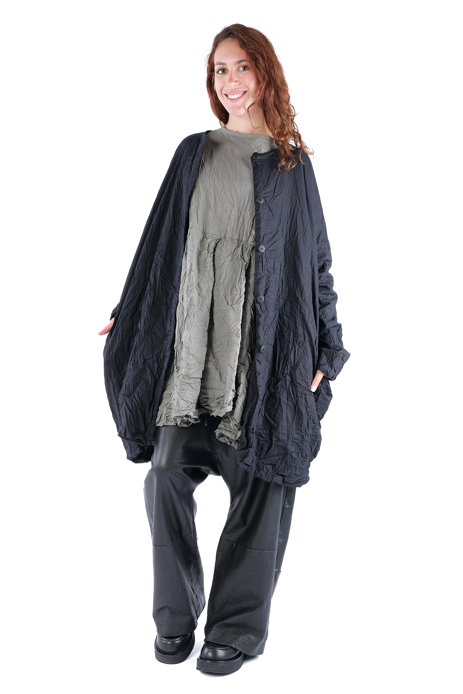 Oversize Jacke - Schwarz - Minebare