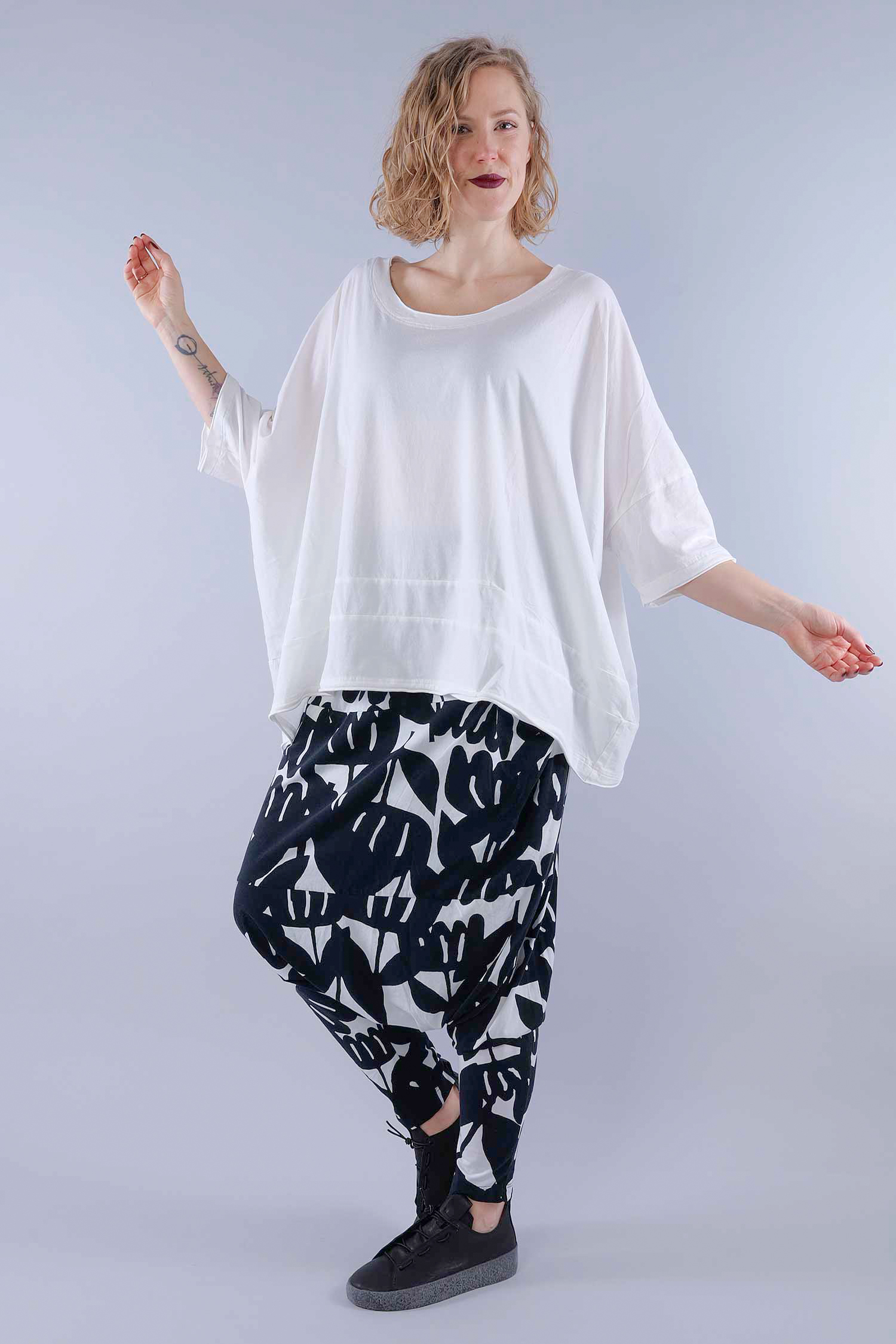 Oversized T-shirt - Offwhite - 1263470531