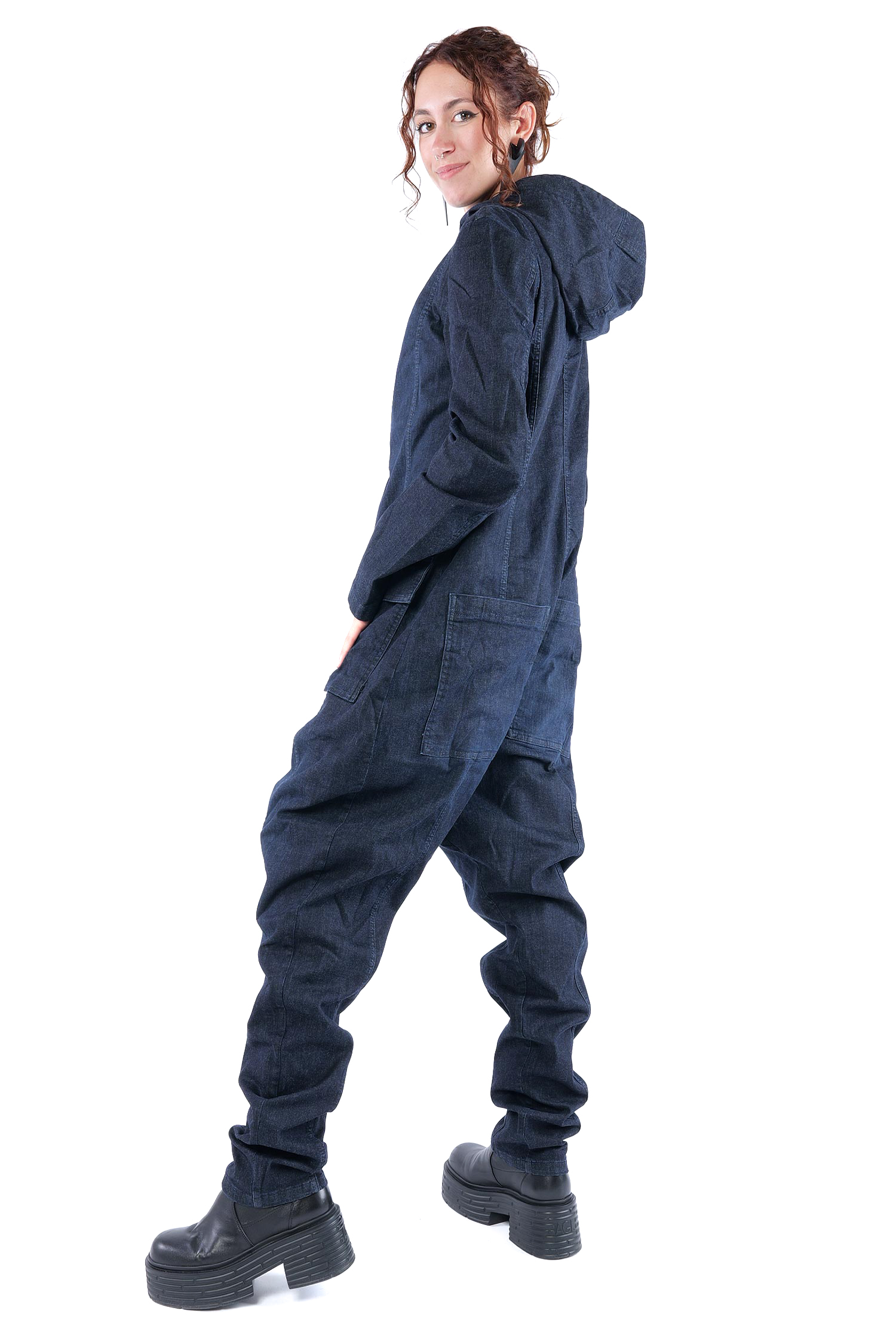 Jeansoverall - Darkblue - 10022