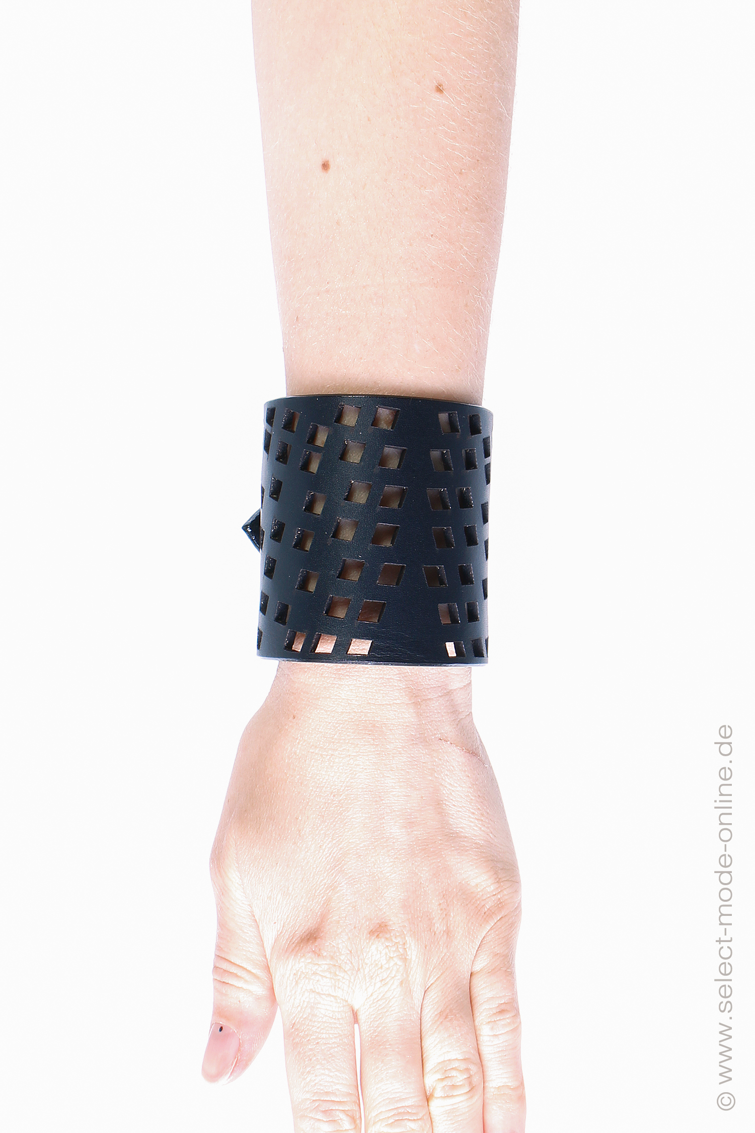 Leder Armband - schwarz - C88