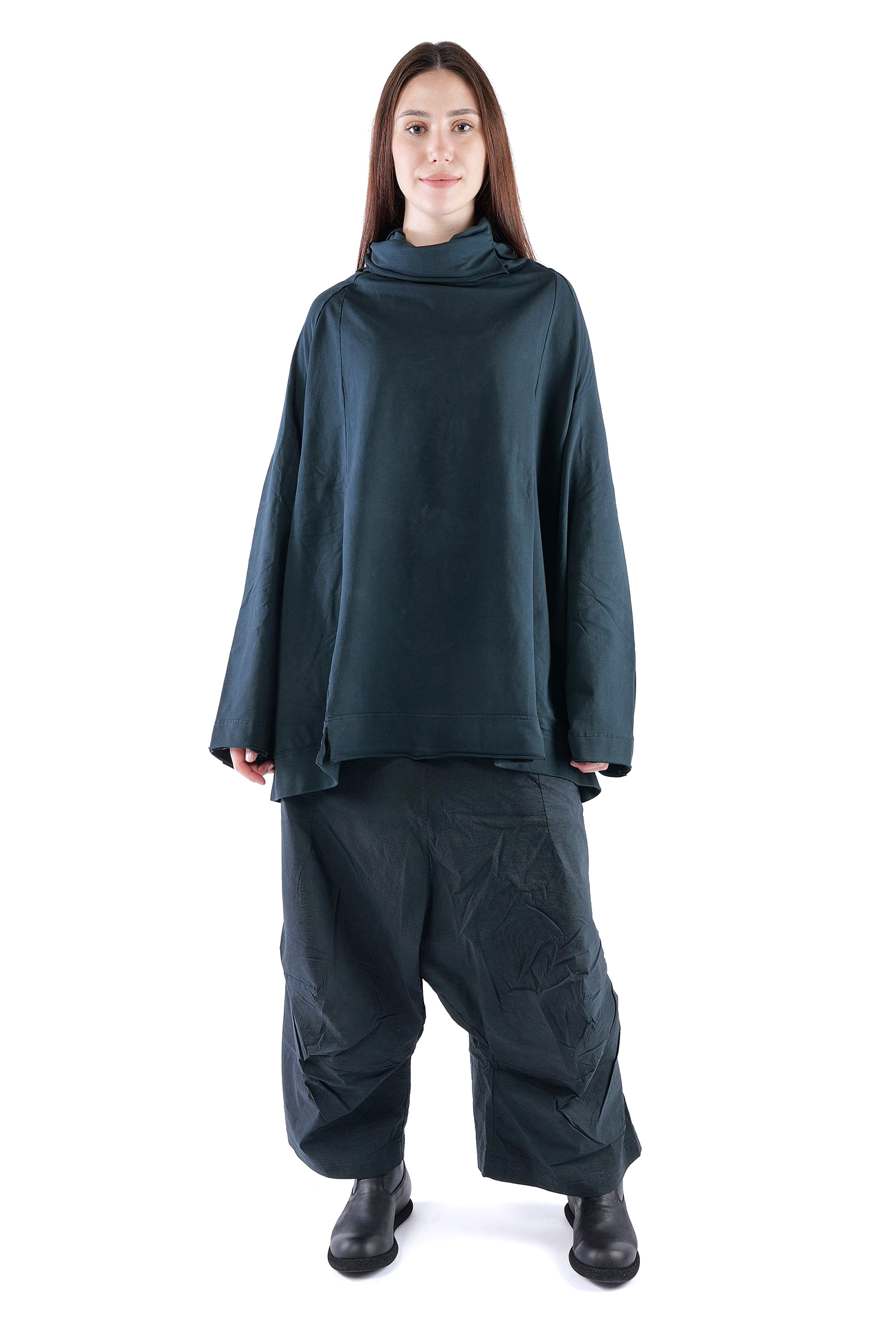 Oversize Sweatpullover - Petrol cloud - 2261280505