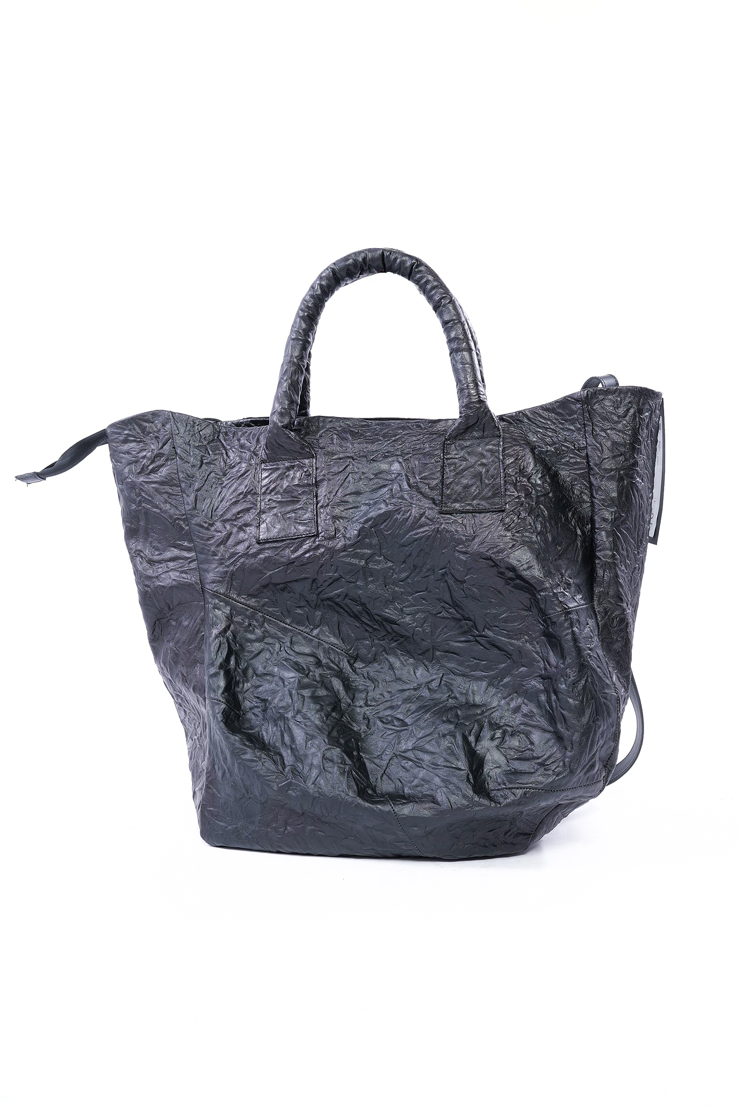 Leder Handtasche - Schwarz - M.Nuve
