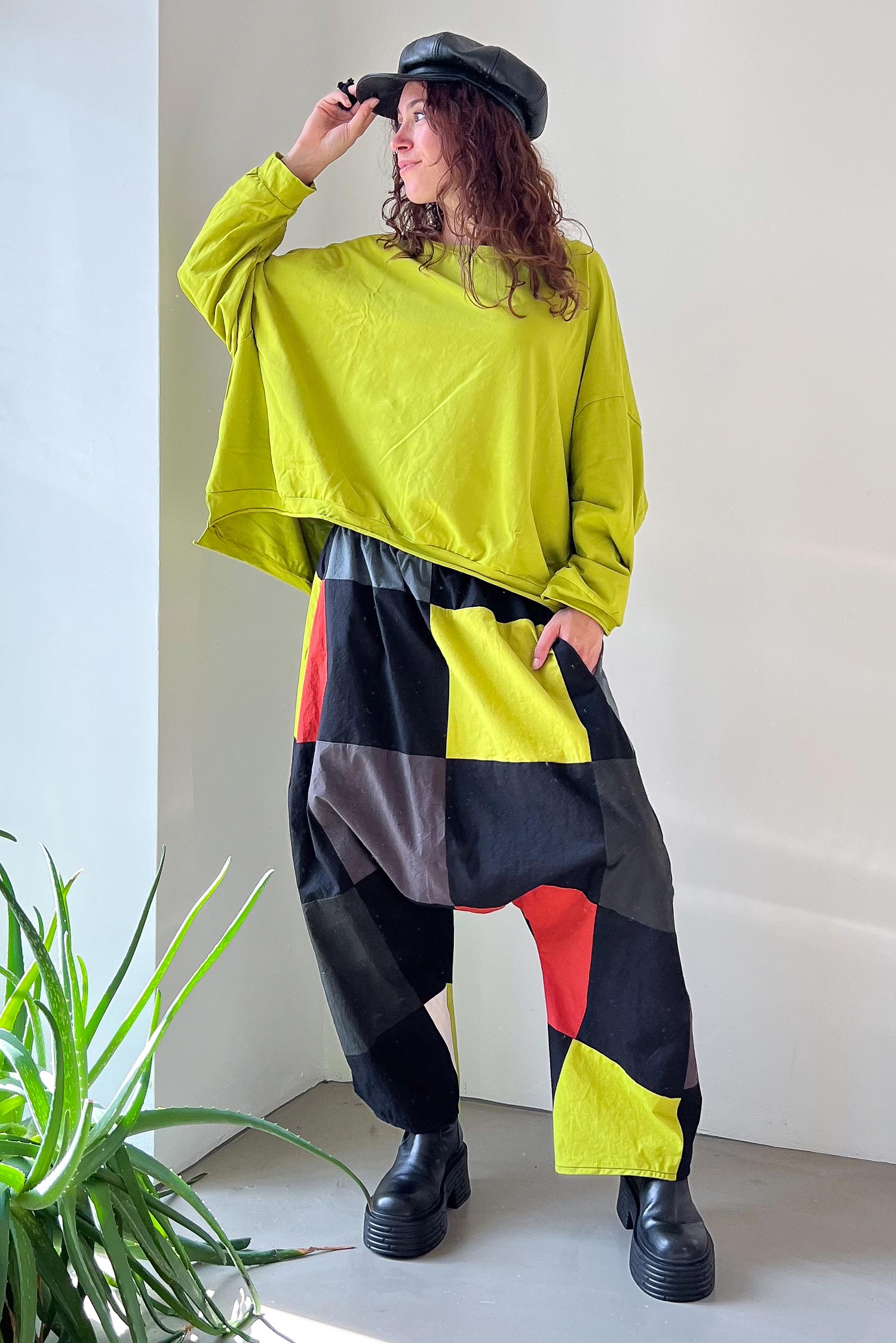 Oversized jersey pullover - Kornweihe - Handcare