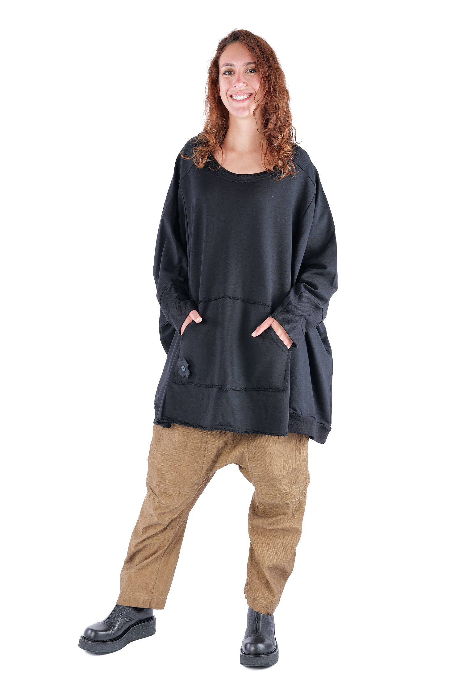Sweatpullover - Schwarz - 2053