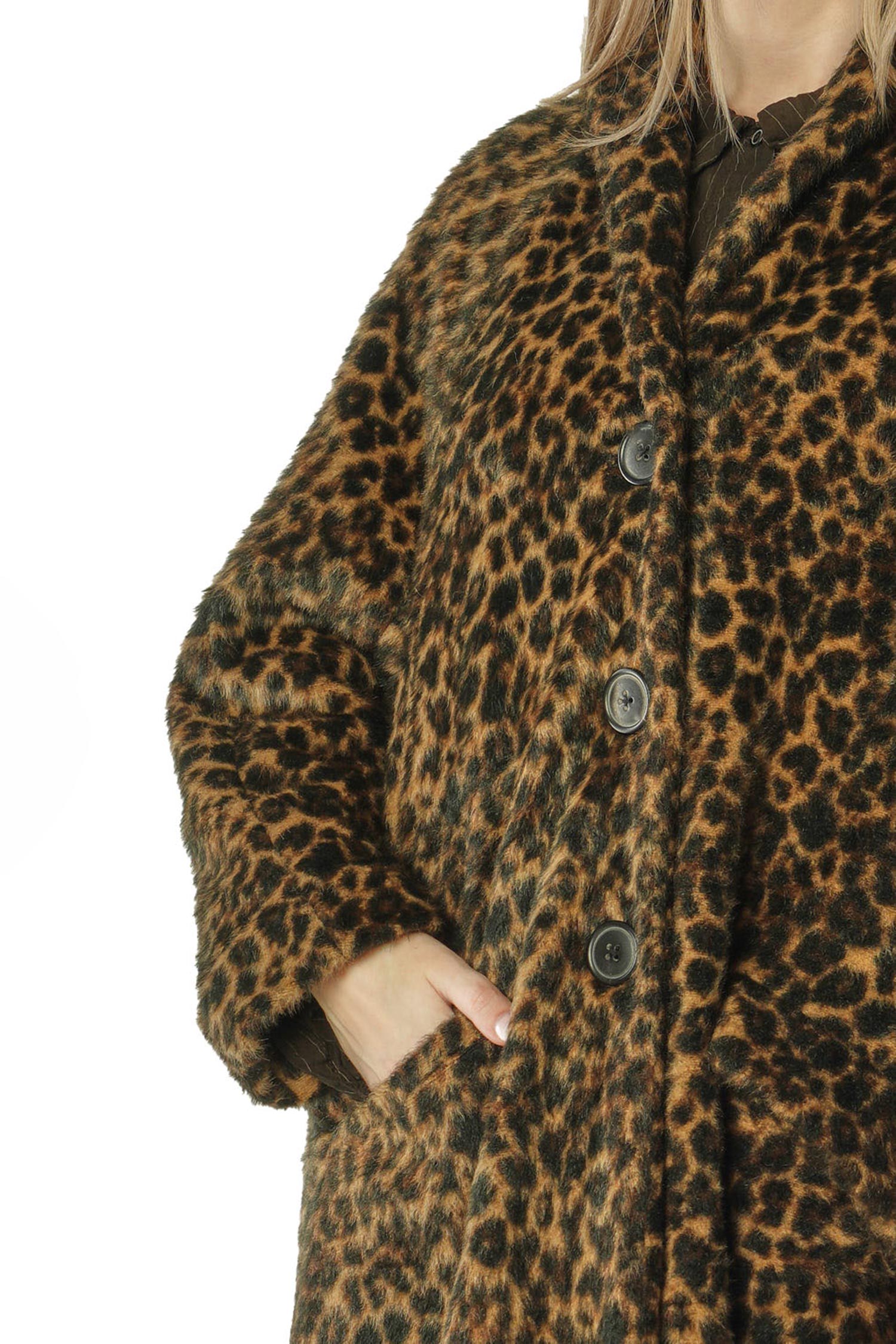 Oversize Leofell-Mantel - Leo jacquard - 2261191205