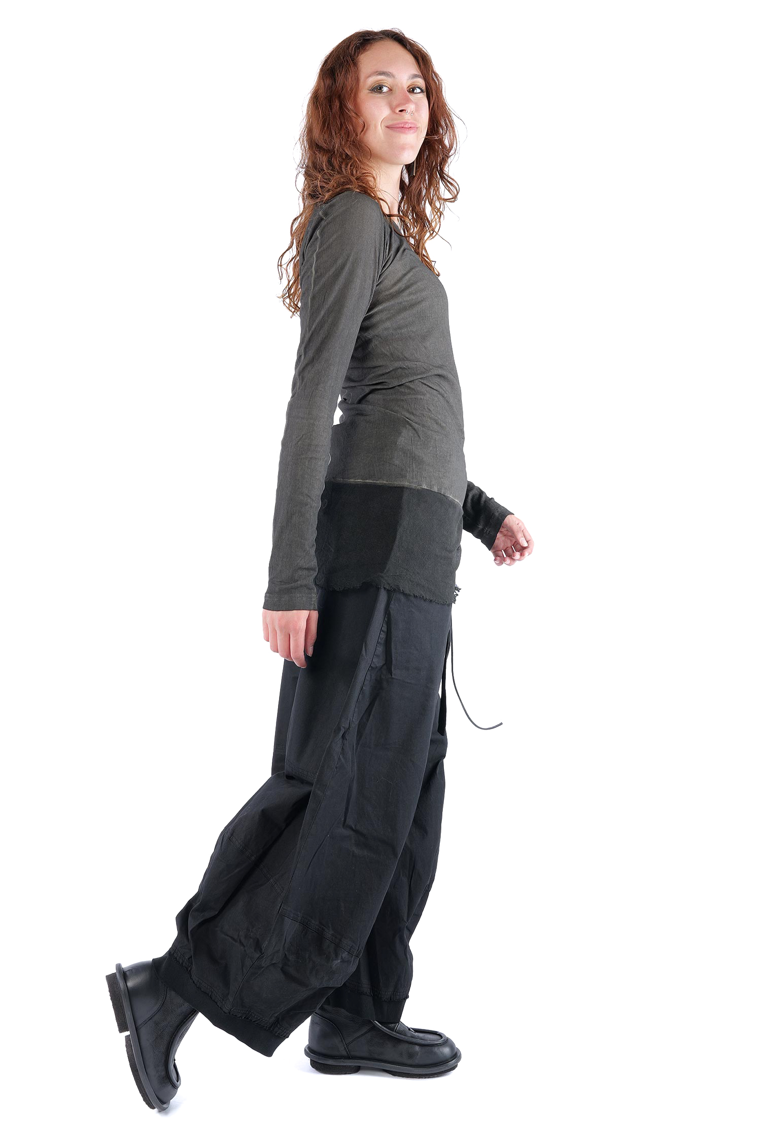 Longsleeve mit Tüll - Black cloud - 2262340503