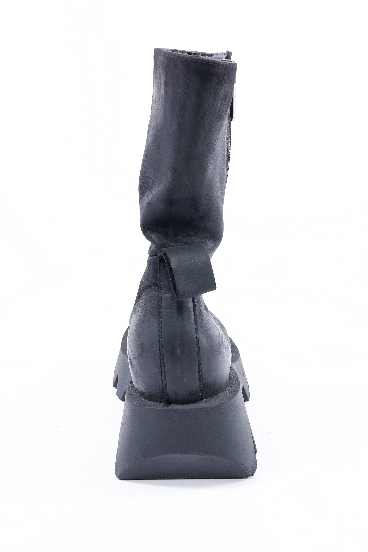 Leder Boots - schwarz - 8641