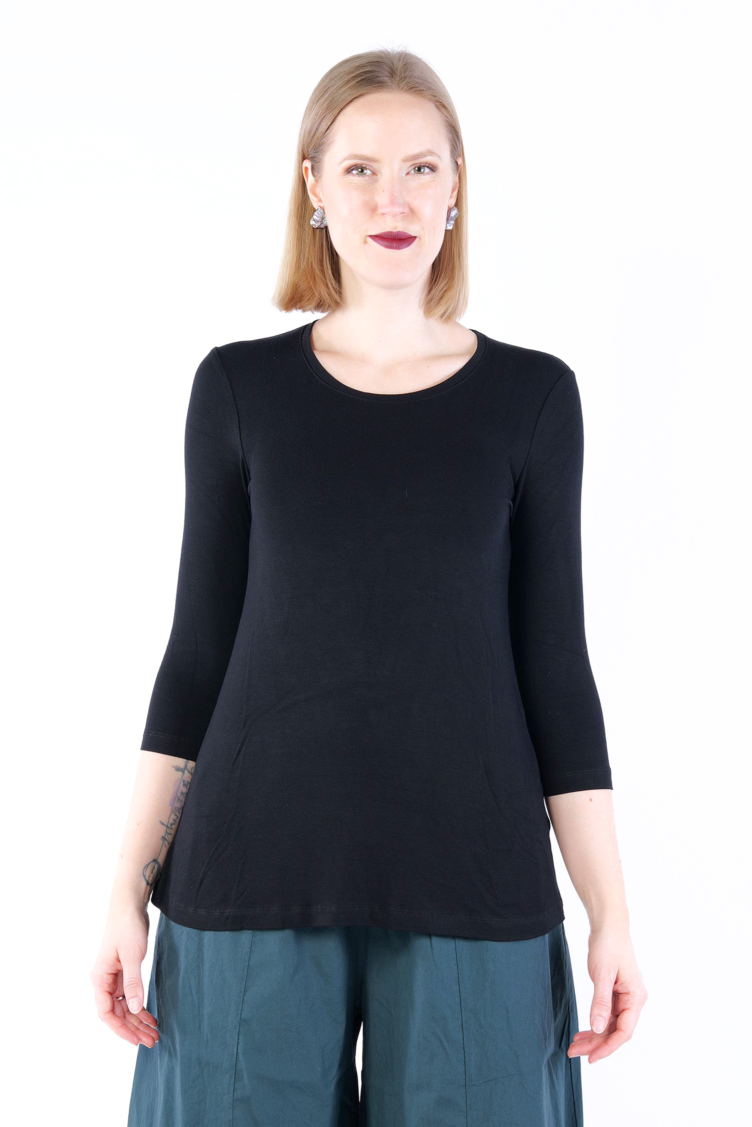 Jersey Longsleeve - Schwarz - 4606
