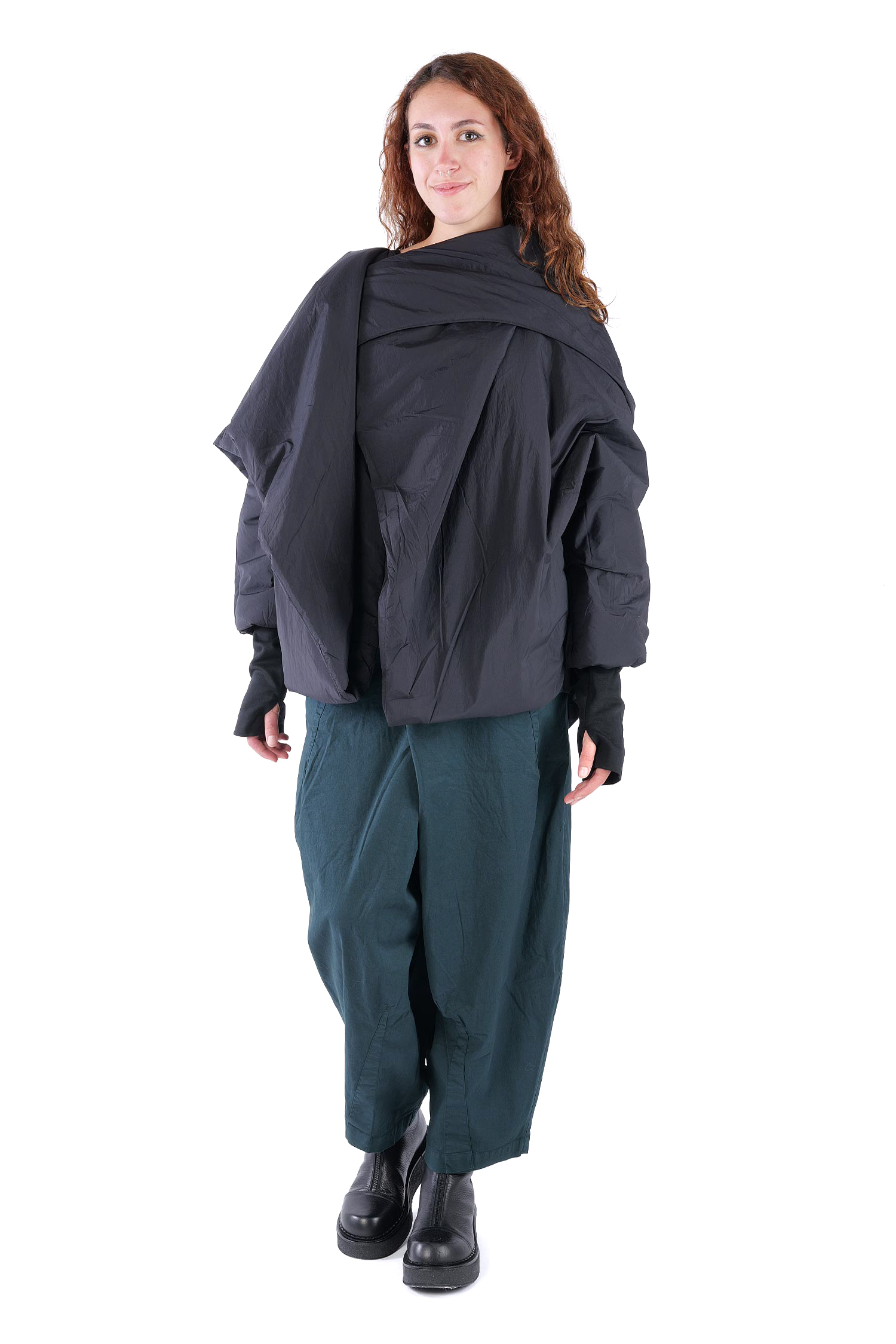 Leichte Winterjacke - Schwarz - SX116