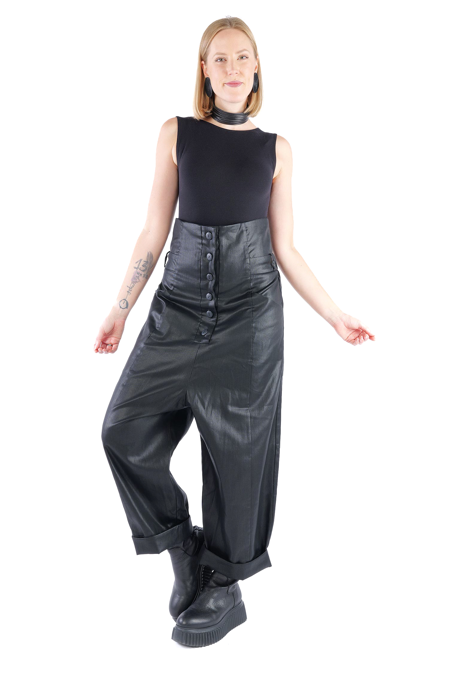 Beschichtete Hose - Black coated - Hedge