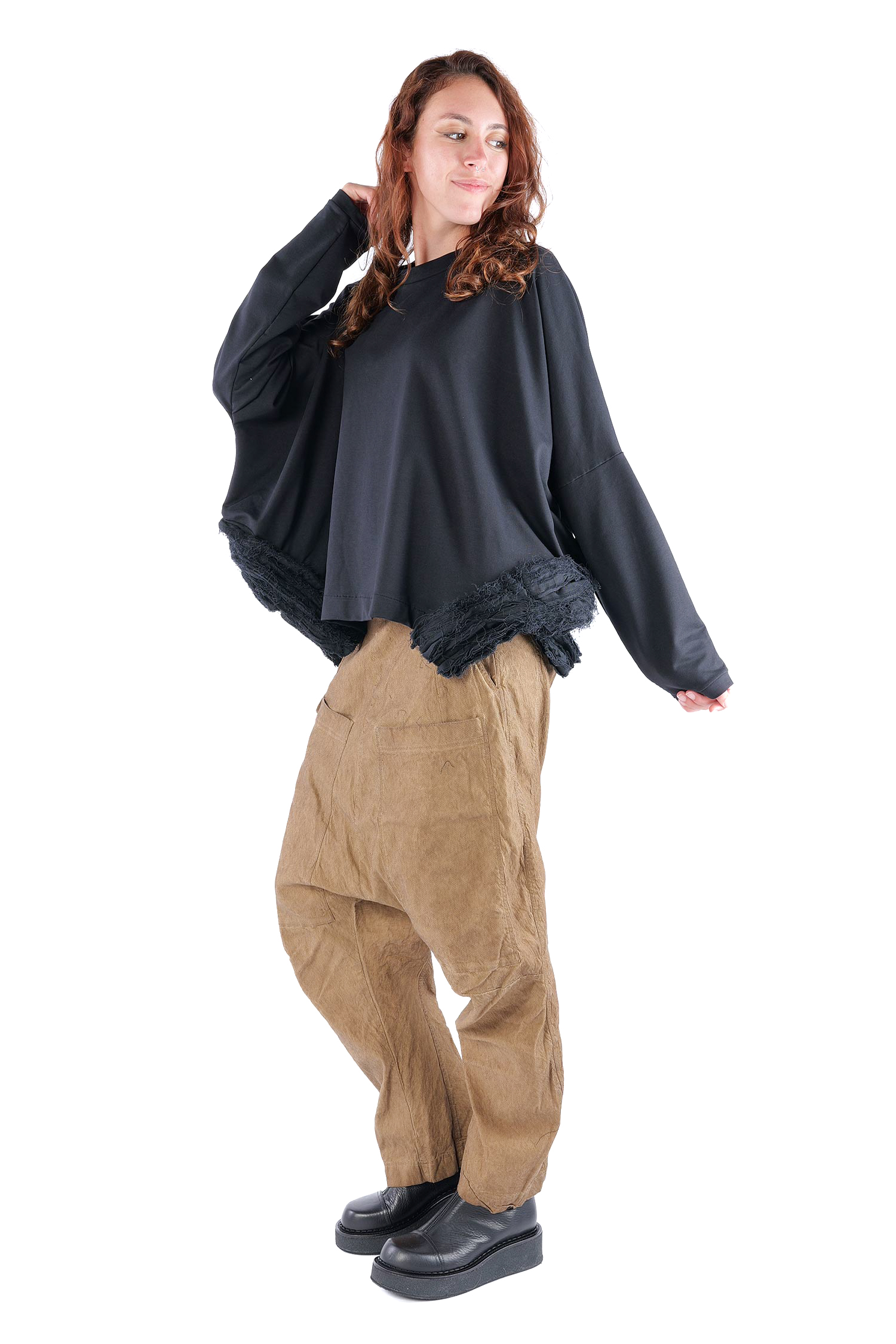 Oversize Pullover - Schwarz - J.Remus