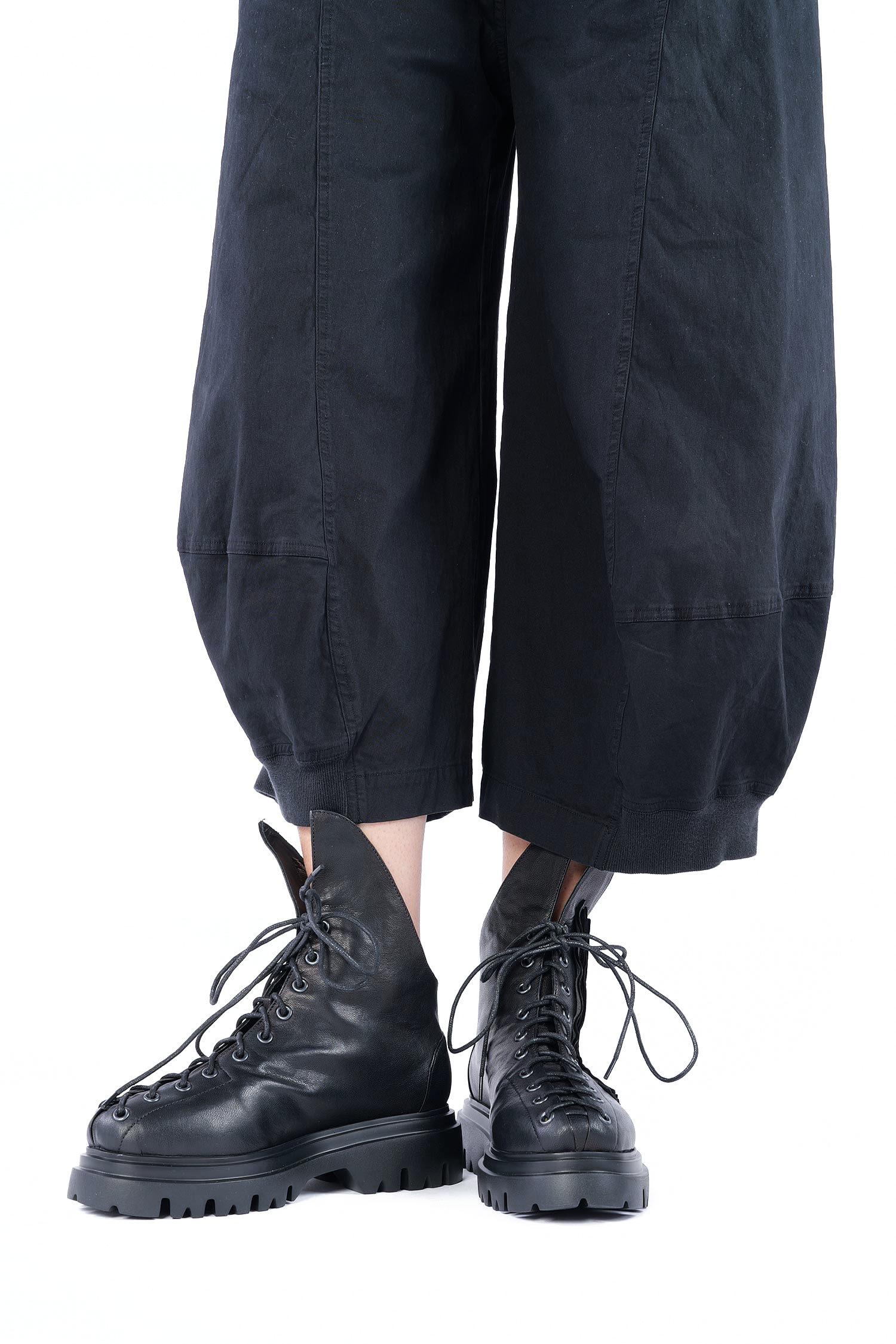 Schnür-Boots - Schwarz - Finn