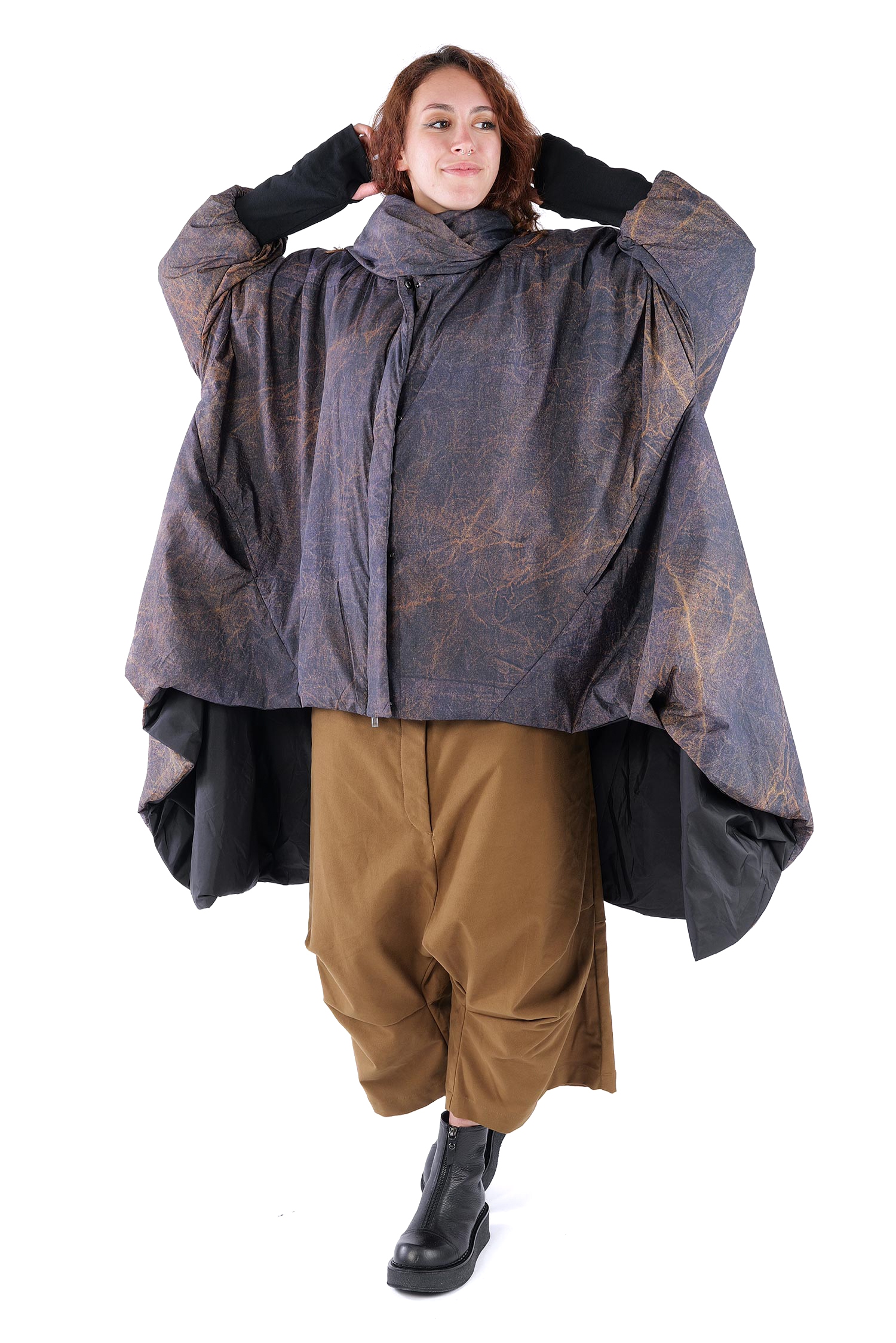 Leichter Wintermantel - Cognac Quartz - SX117