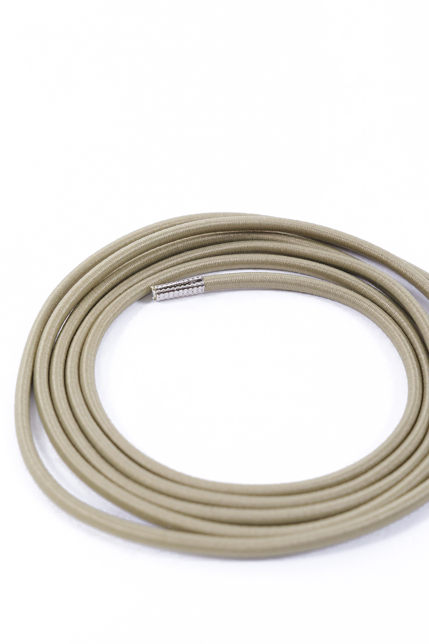 Elastic shoelace - 3mm - Olive