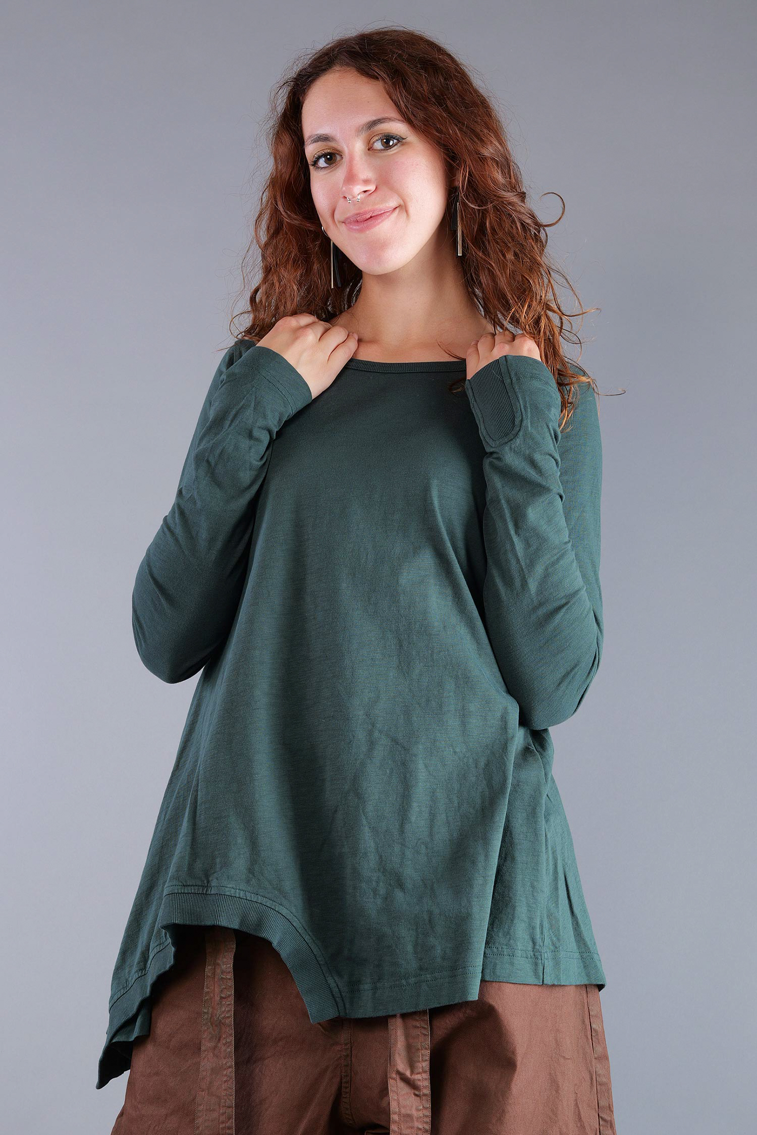 A-Linien Pullover - Forest - 2263640512