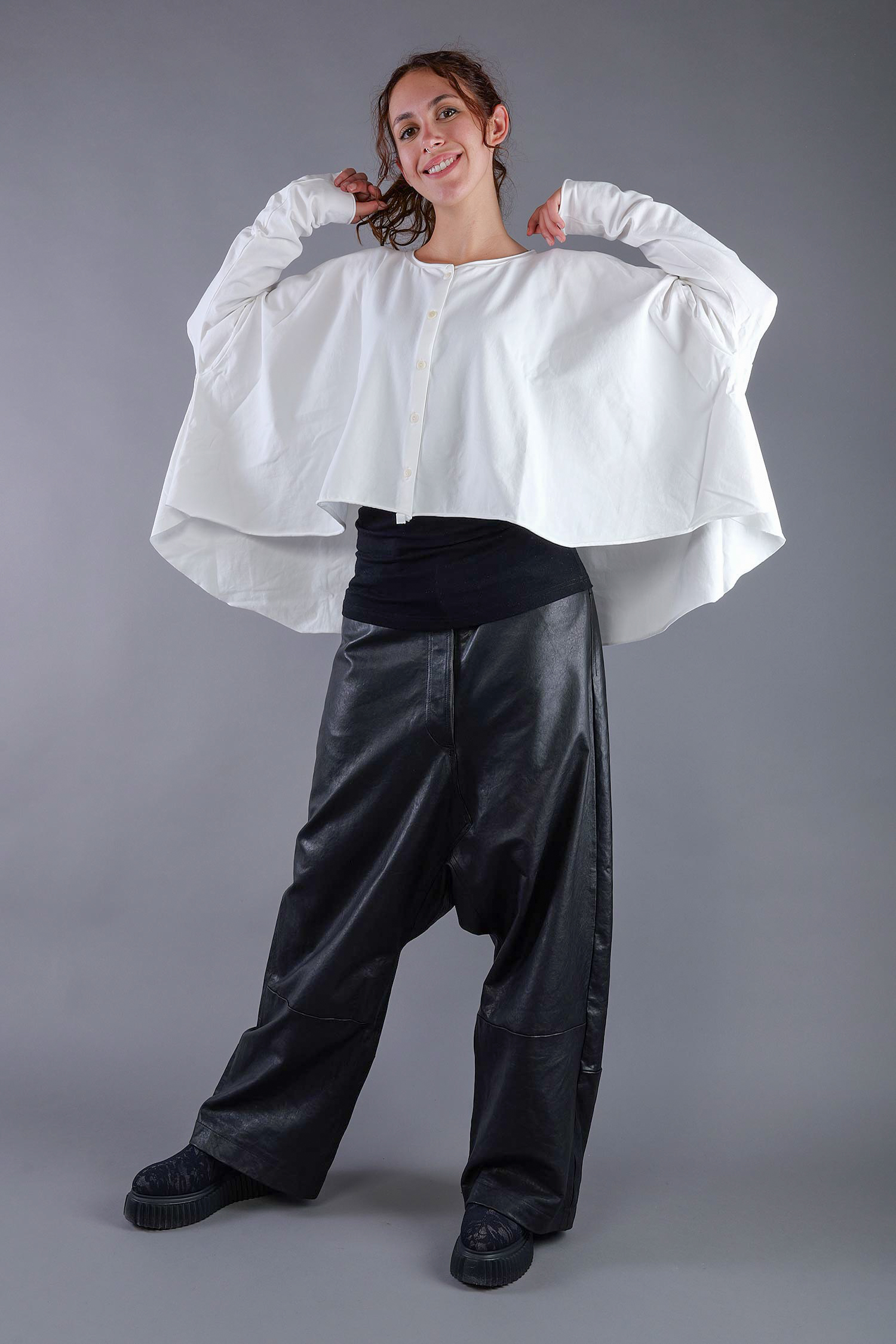 Oversize Jacke - Schnee - Soulviel