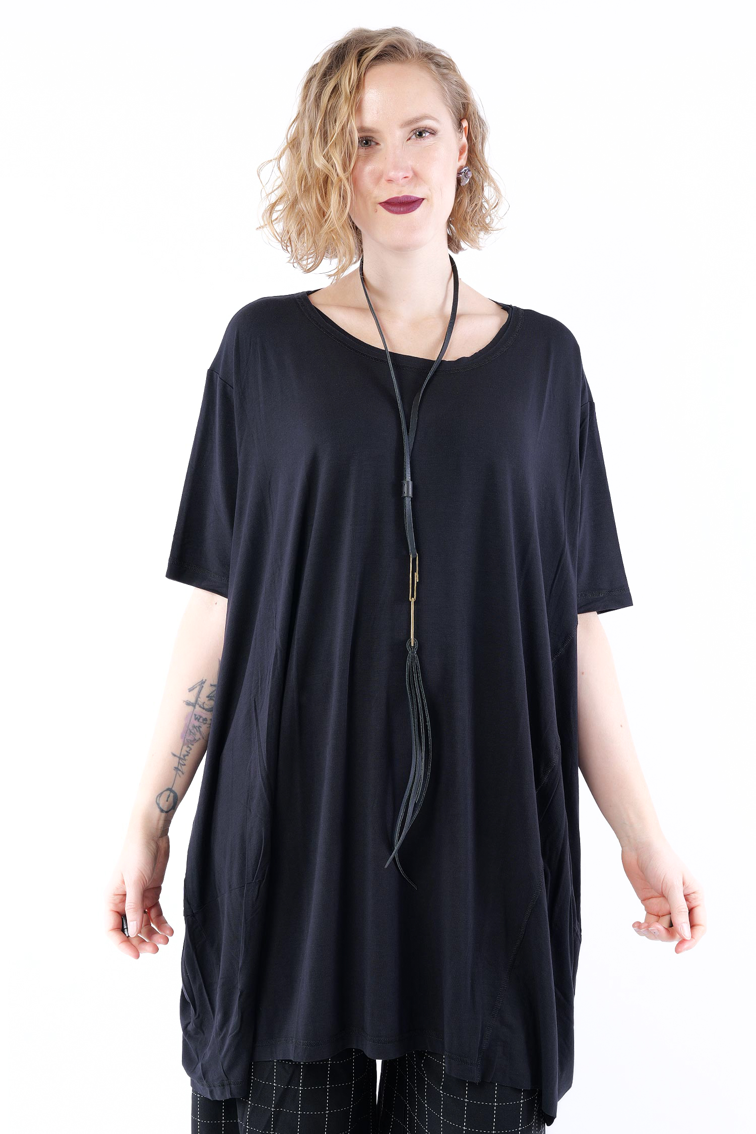 Super leichte Tunika - Schwarz - 1261700504