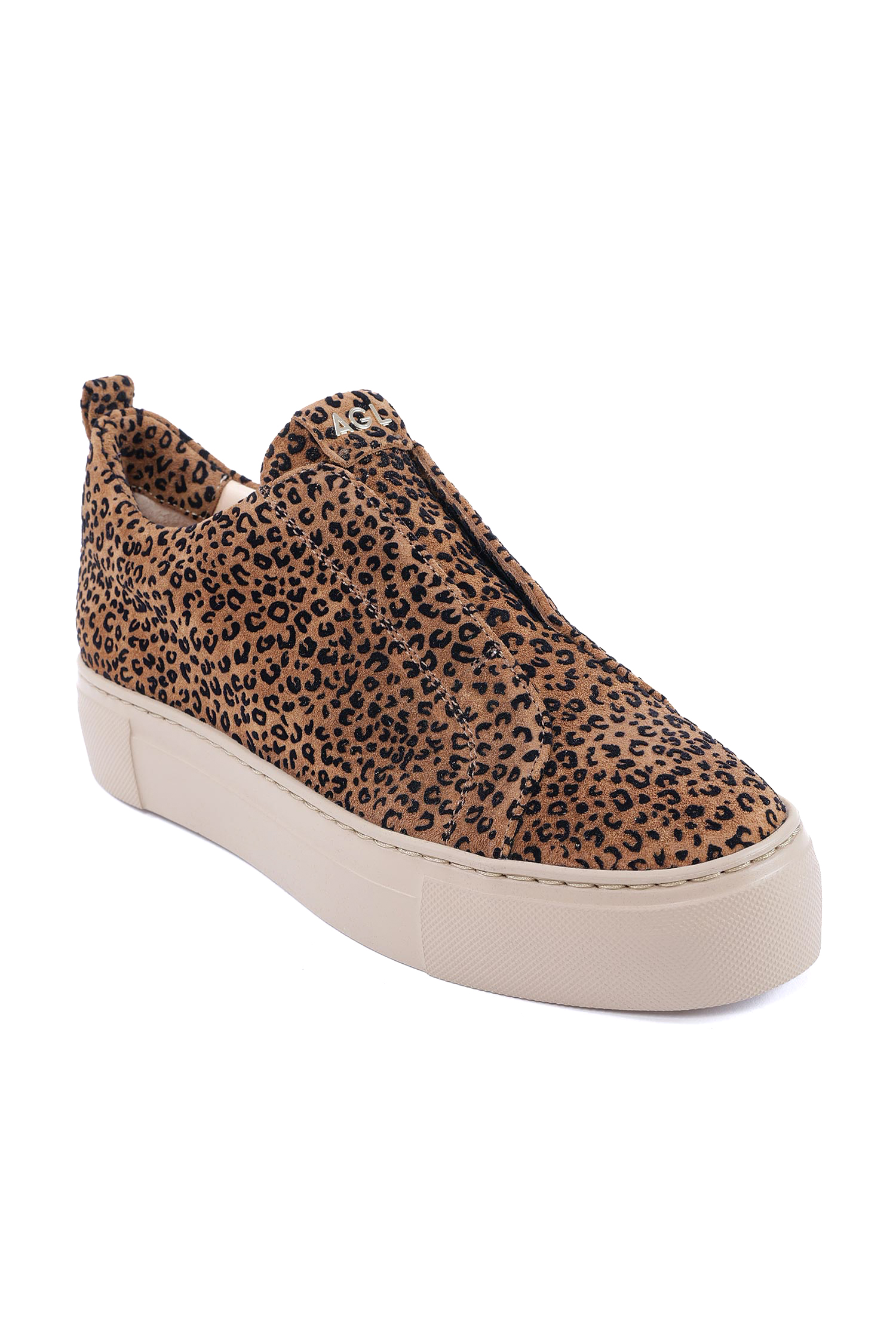 Leo sneaker - Leo / Cognac-Cookie - Clementina
