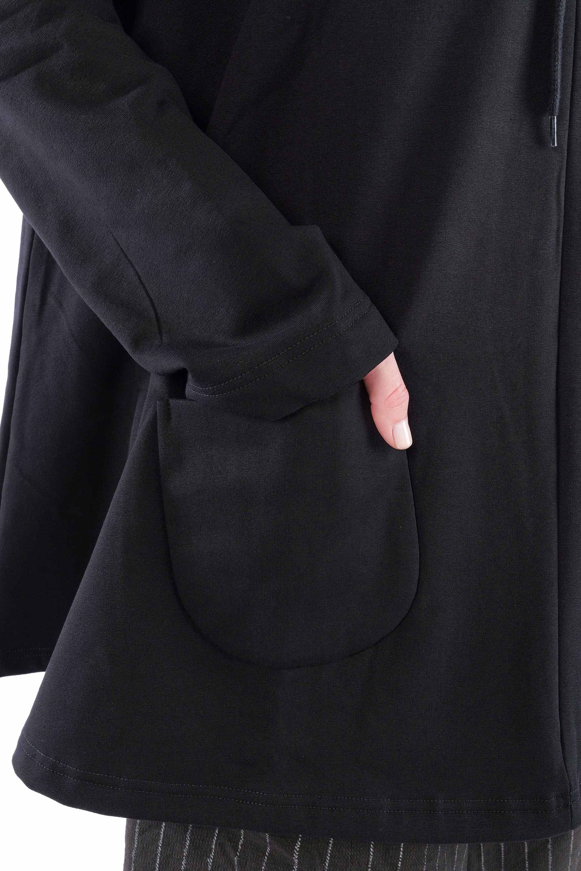 Sweatpullover - Schwarz - U1663-U